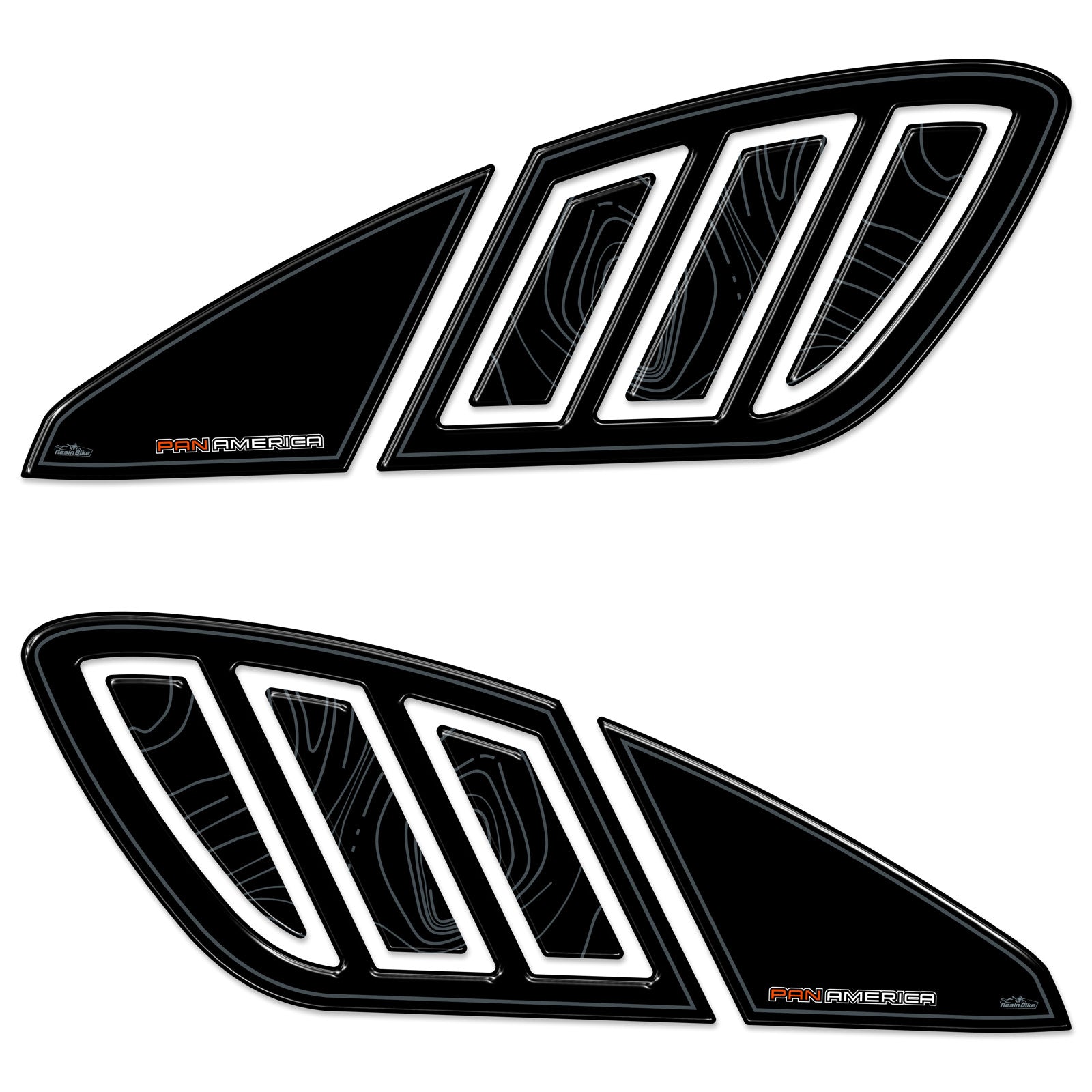 Resin Bike 3D Motorcycle Stickers - Tank Sides | Harley Davidson Pan America 1250 2020>2026 -   Pyramid Motorcycle Accessories
