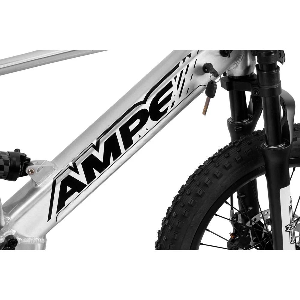 Amped A20 Comp Kids Electric Bike - Silver -   Pyramid Motorcycle Accessories