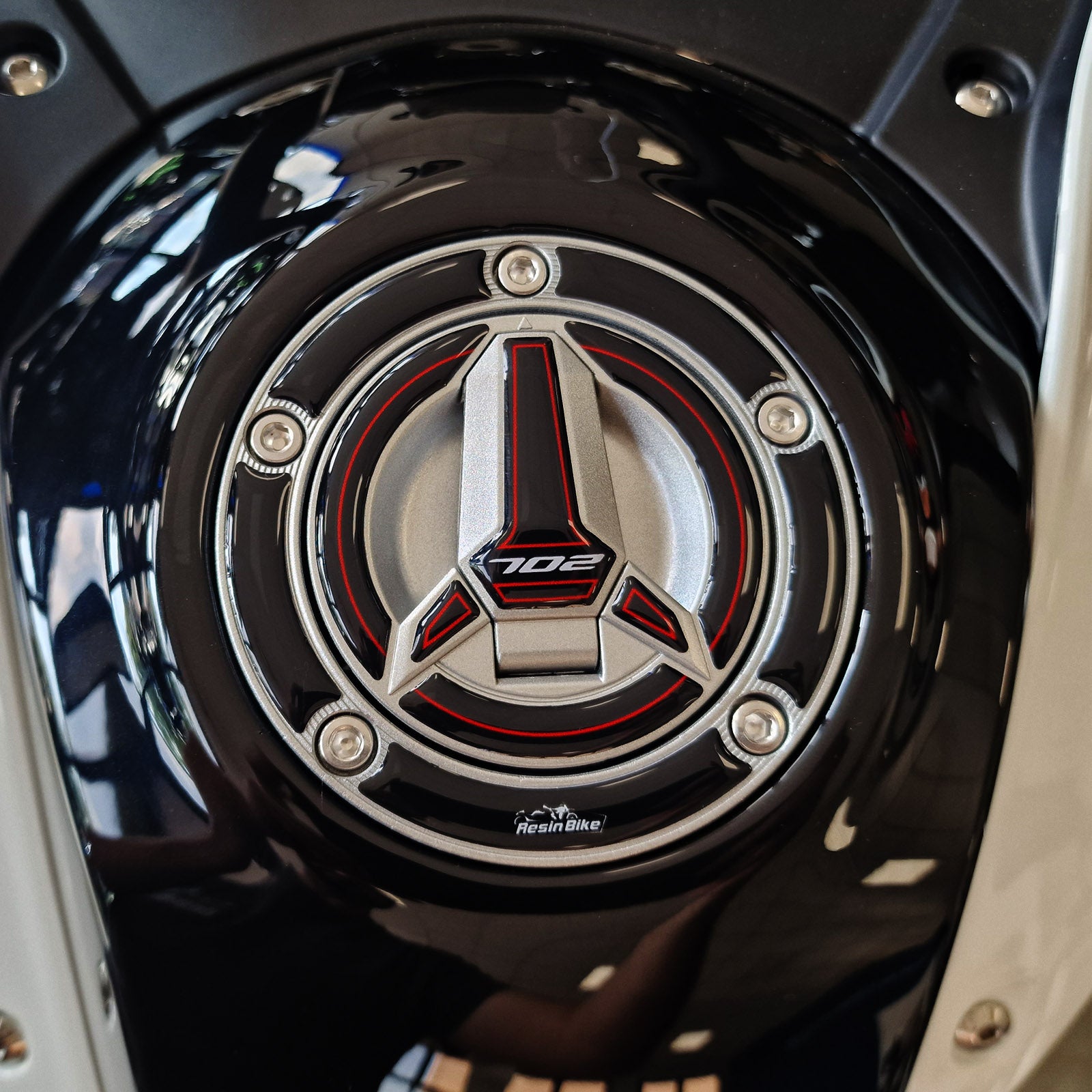 Resin Bike 3D Motorcycle Stickers - Fuel Cap | Benelli TRK 702/702X 2023>2025 -   Pyramid Motorcycle Accessories