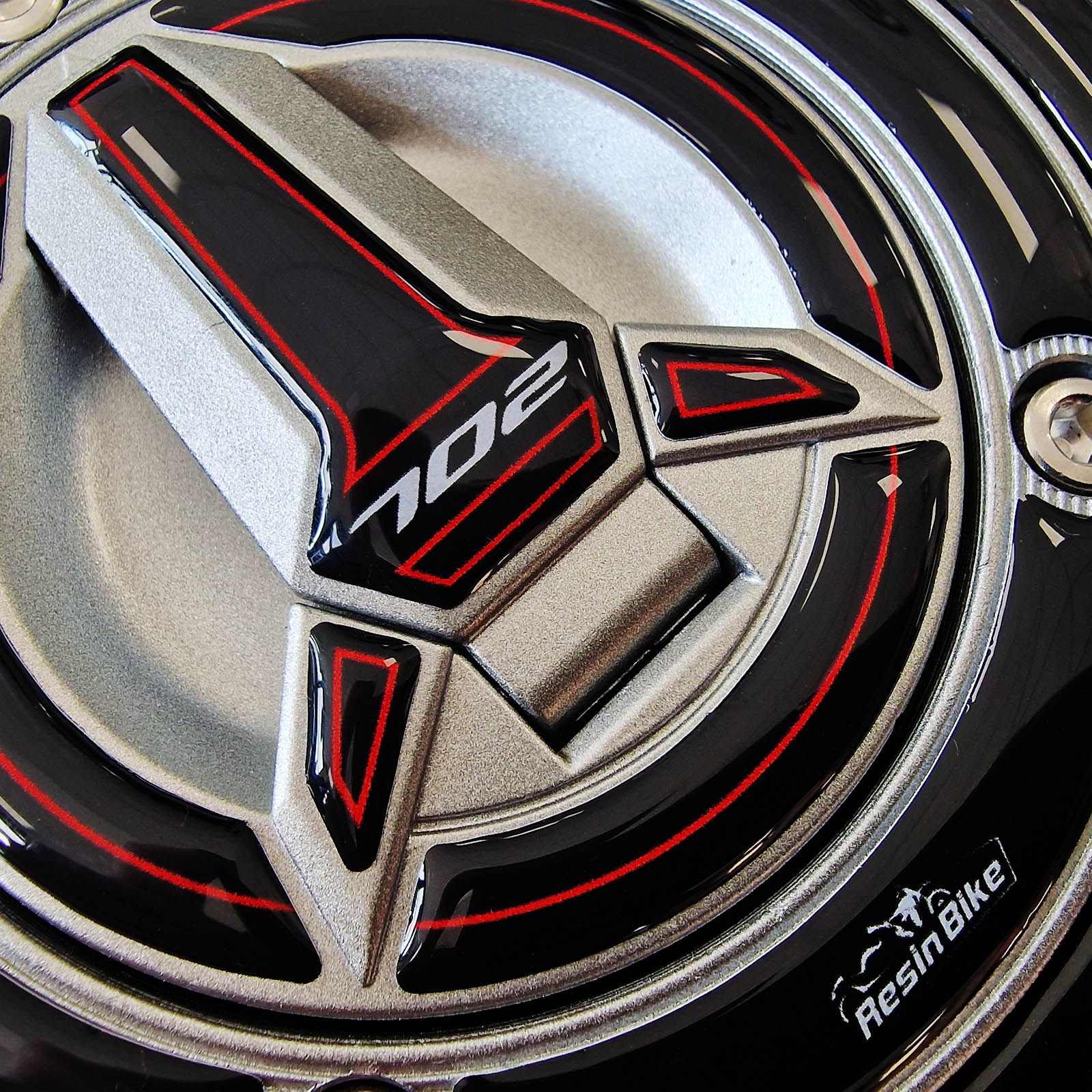 Resin Bike 3D Motorcycle Stickers - Fuel Cap | Benelli TRK 702/702X 2023>2025 -   Pyramid Motorcycle Accessories