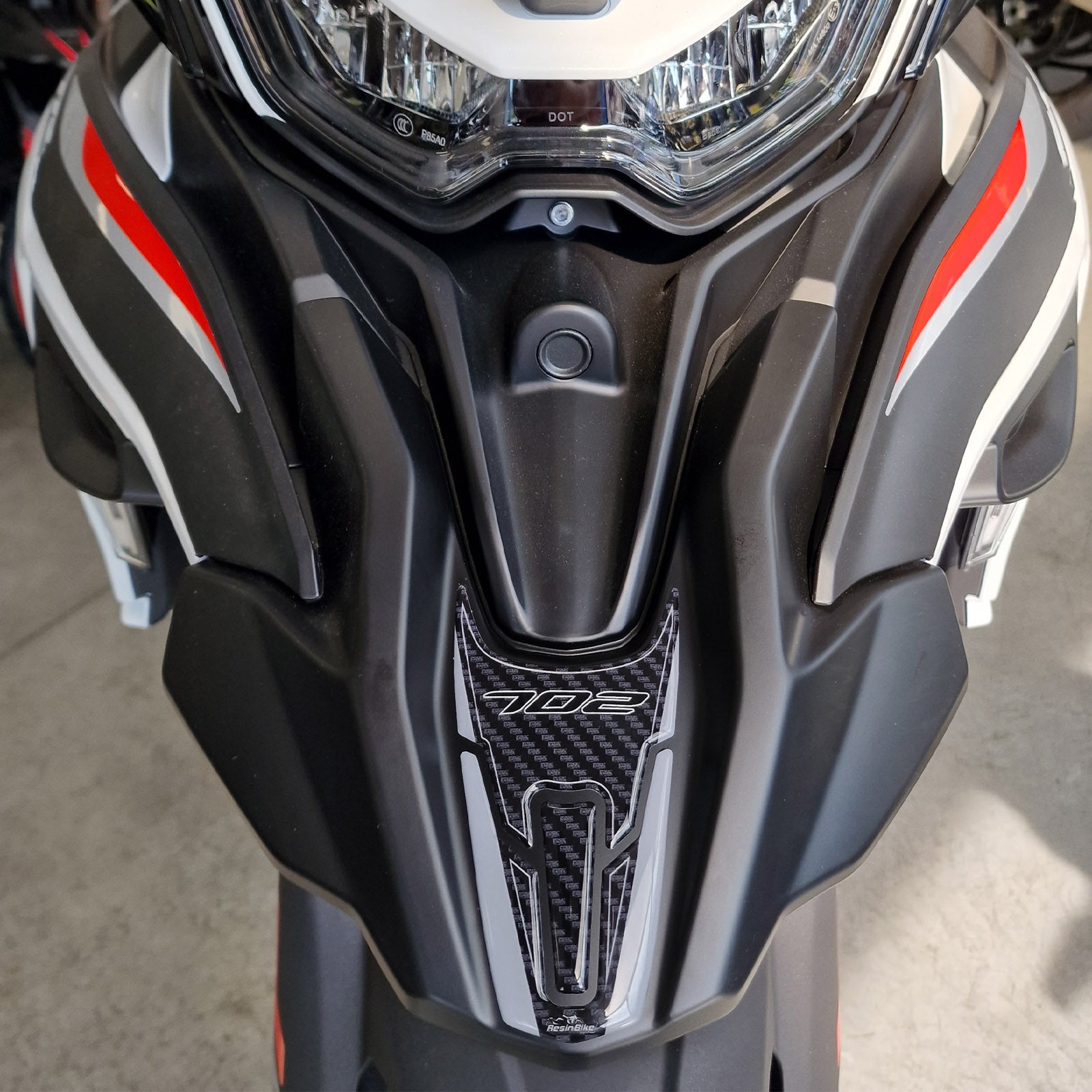 Resin Bike 3D Motorcycle Stickers - Beak | Benelli TRK 702 / 702 X 2023>2026 RB-1000683600008 -   Pyramid Motorcycle Accessories