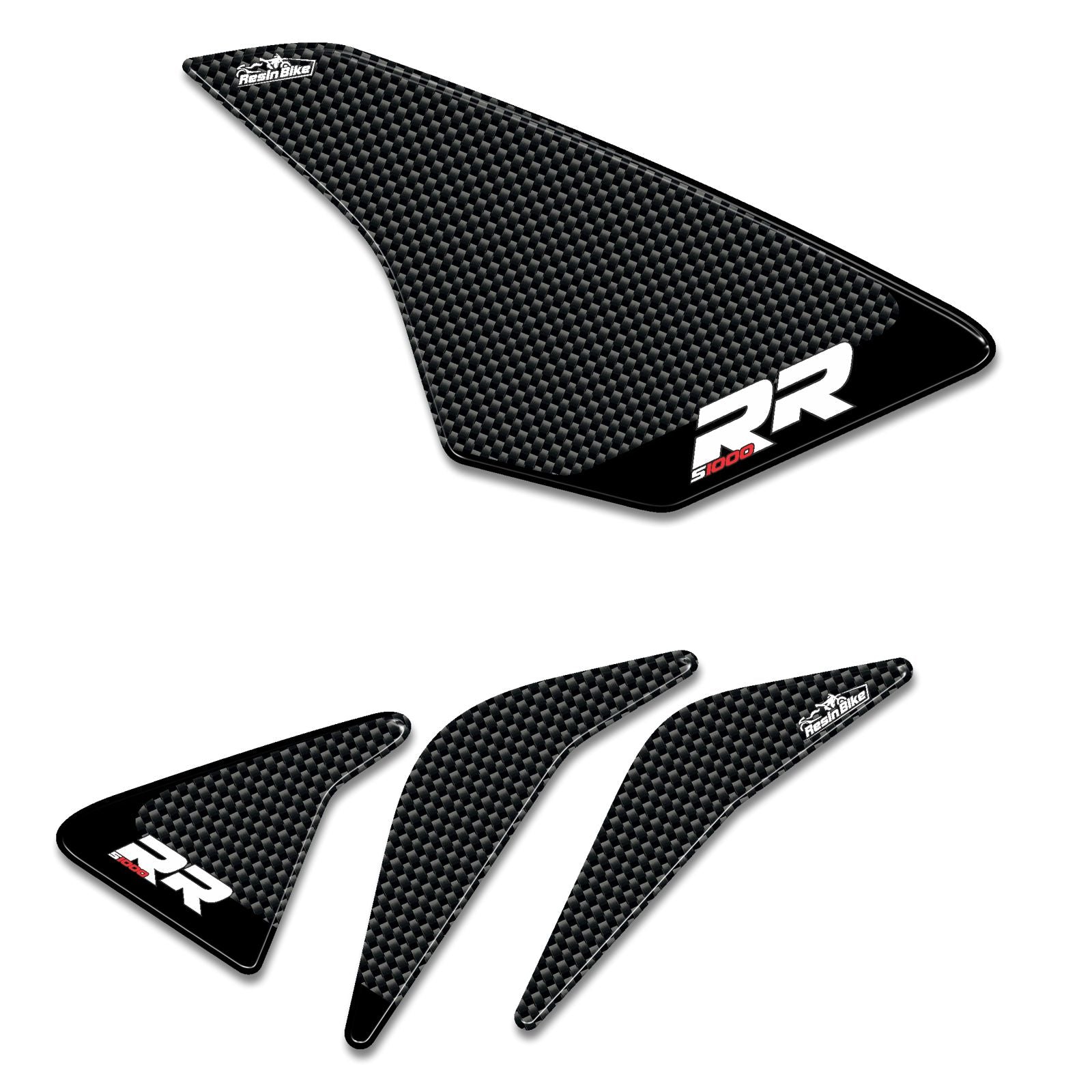 Resin Bike 3D Motorcycle Stickers - Tank Sides | BMW S 1000 RR 2013>2014 -   Pyramid Motorcycle Accessories