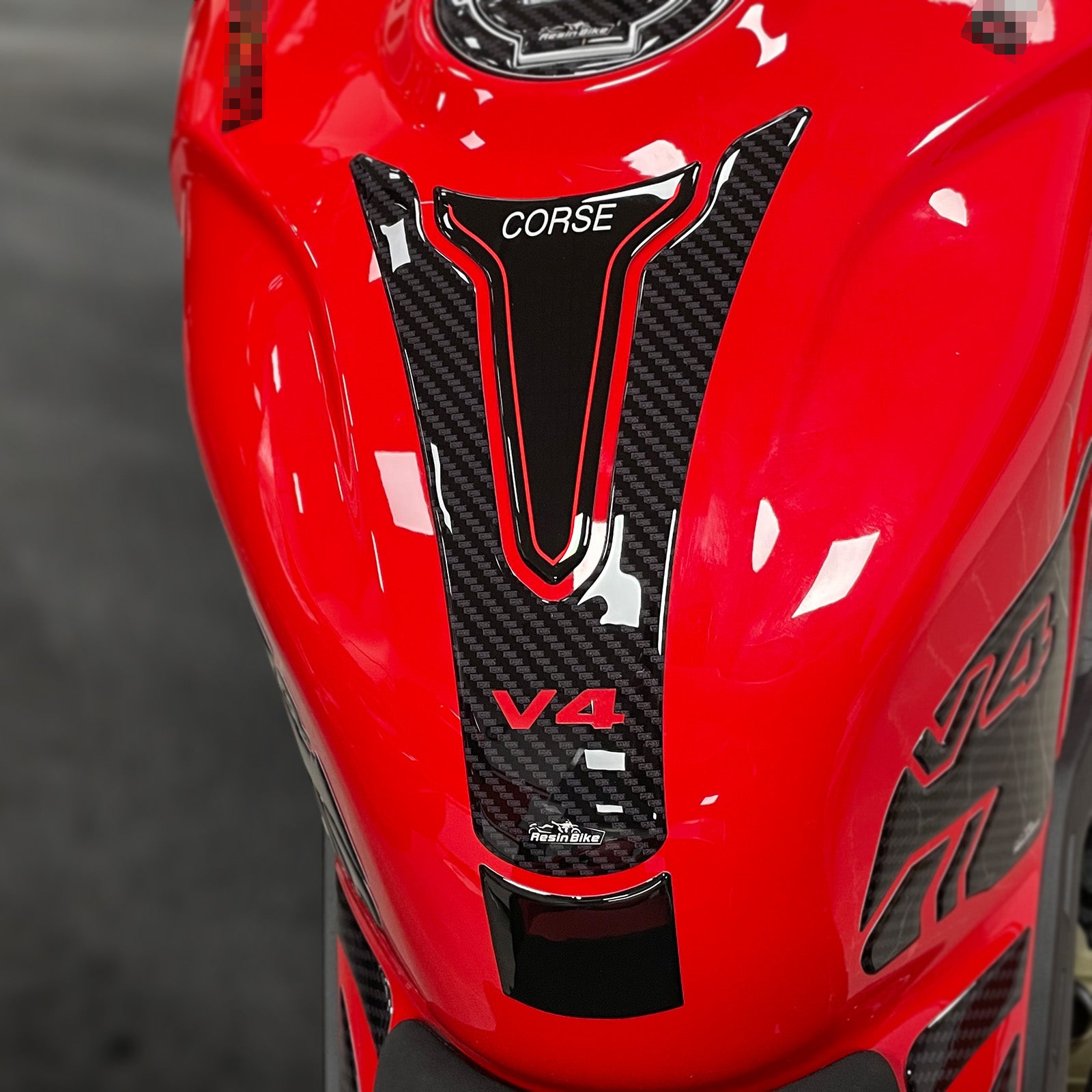 Adhésif 3D Protection Bouchon Keyless Compatible Avec Ducati