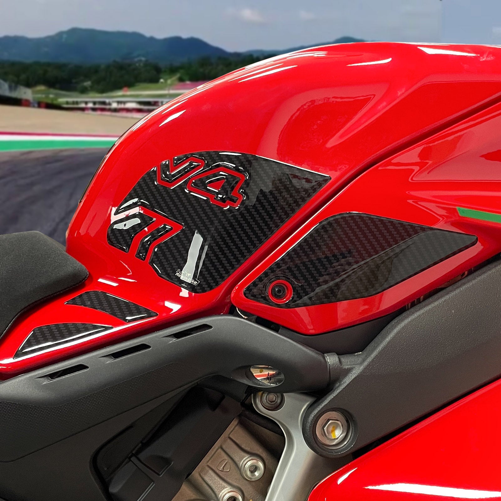 Resin Bike 3D Motorcycle Stickers - Basic Kit | Ducati Panigale V2 2022>2023 -   Pyramid Motorcycle Accessories