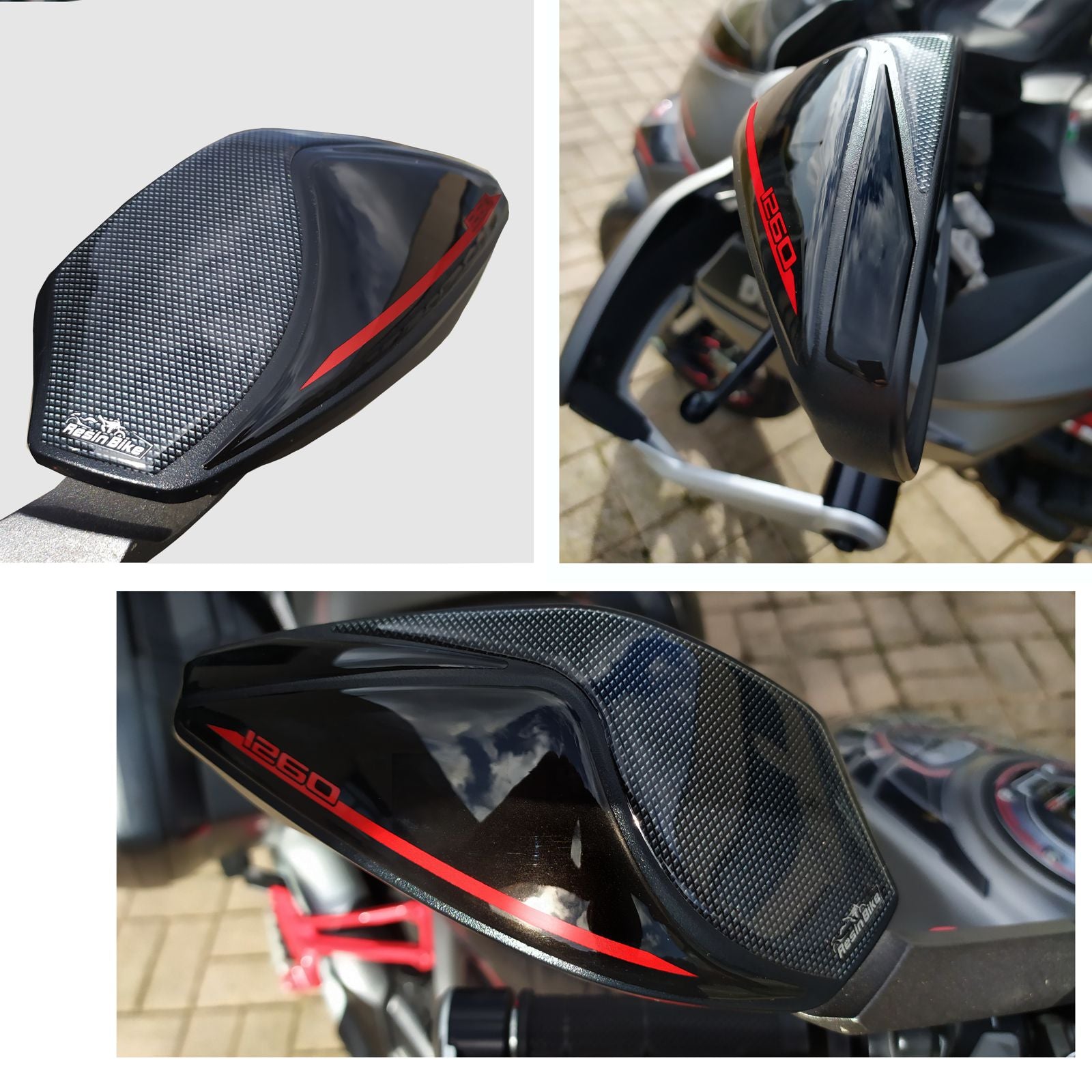 Resin Bike 3D Motorcycle Stickers - Full Kit | Ducati Multistrada 1260 S 2018>2020 -   Pyramid Motorcycle Accessories