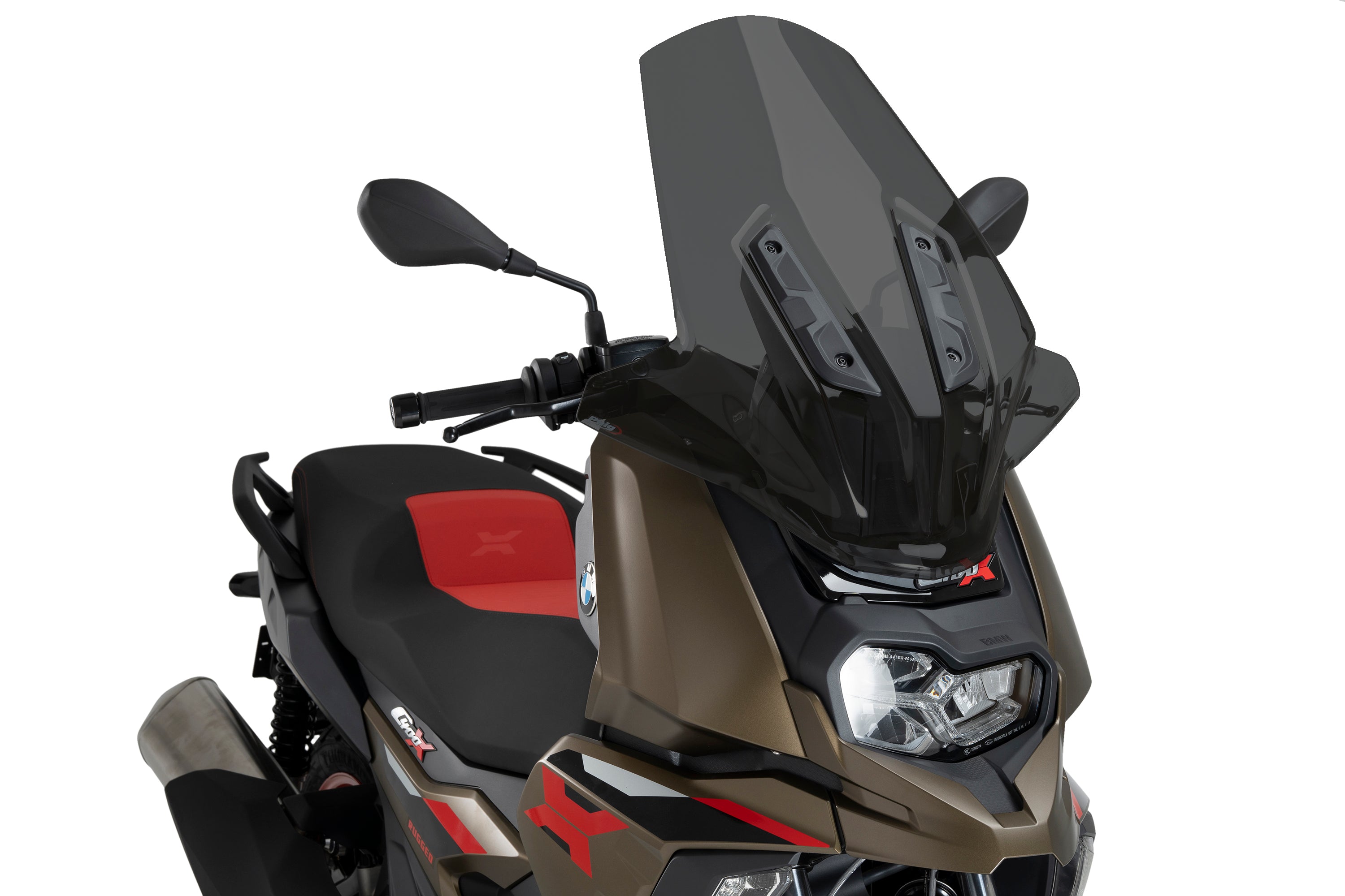Puig Touring Screen | Dark Smoke | BMW C 400 X 2019>Current -   Pyramid Motorcycle Accessories