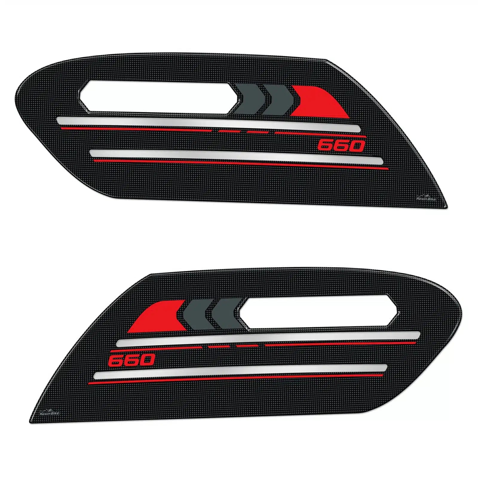 Resin Bike 3D Motorcycle Stickers - Tank Sides | Triumph Trident 660 2021>2023 -   Pyramid Motorcycle Accessories