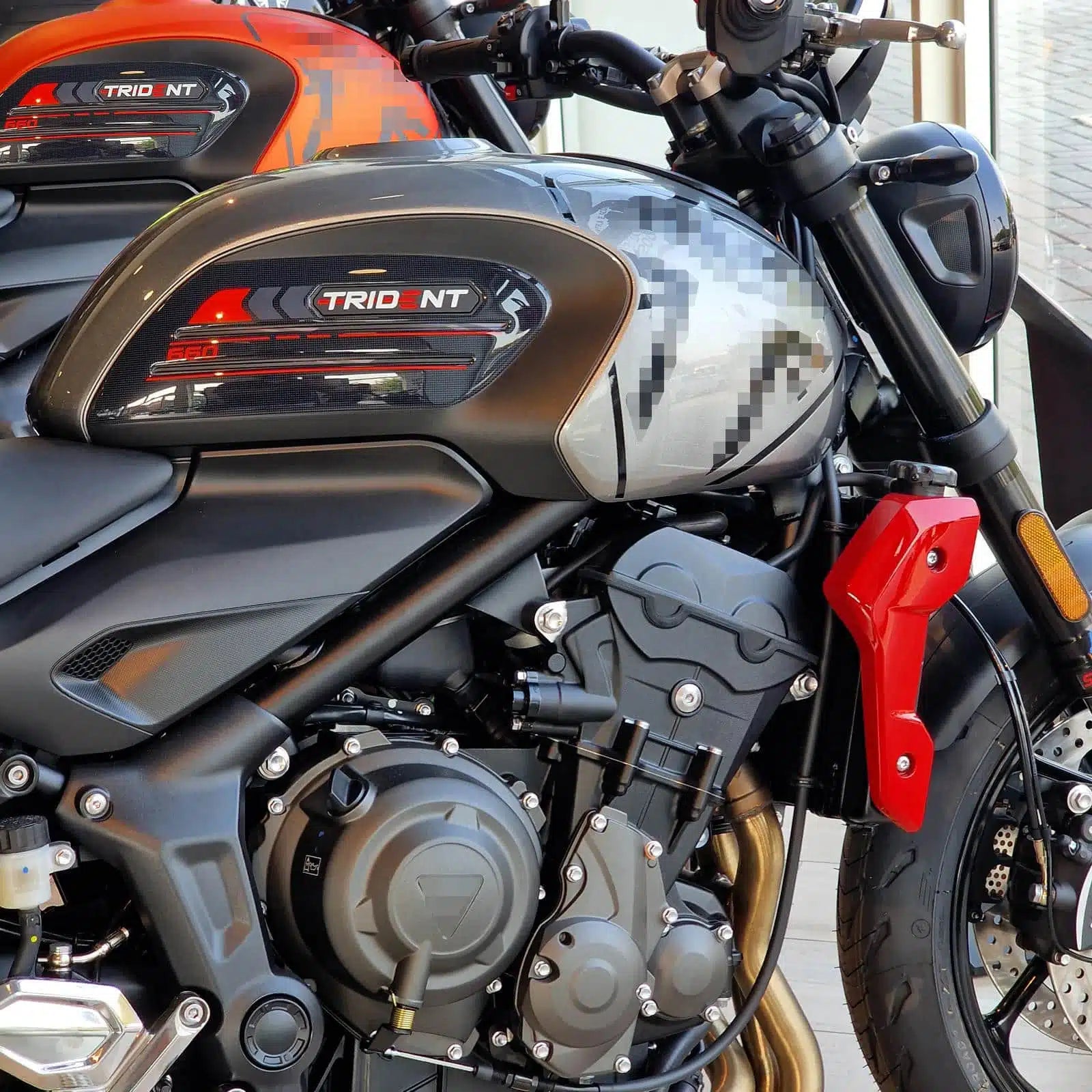 Resin Bike 3D Motorcycle Stickers - Tank Sides | Triumph Trident 660 2021>2023 -   Pyramid Motorcycle Accessories