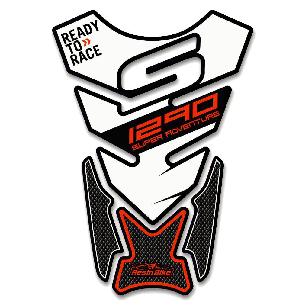 Resin Bike 3D Motorcycle Stickers - Tank Pad | KTM 1290 Super Adventure S 2017>2018 -   Pyramid Motorcycle Accessories