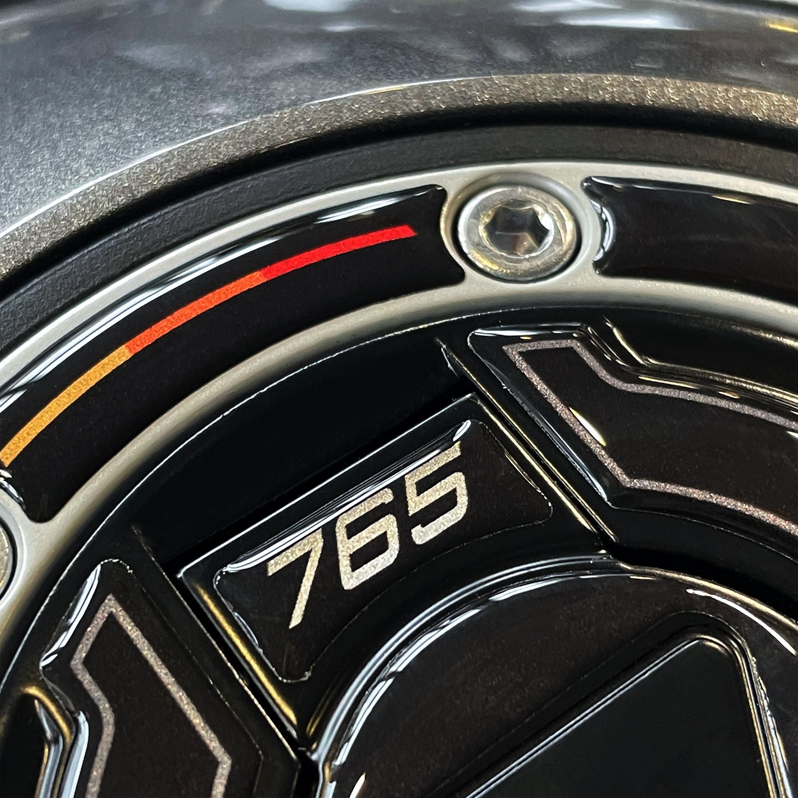Resin Bike 3D Motorcycle Stickers - Fuel Cap | Triumph Street Triple 765 RS 2023>2025 -   Pyramid Motorcycle Accessories