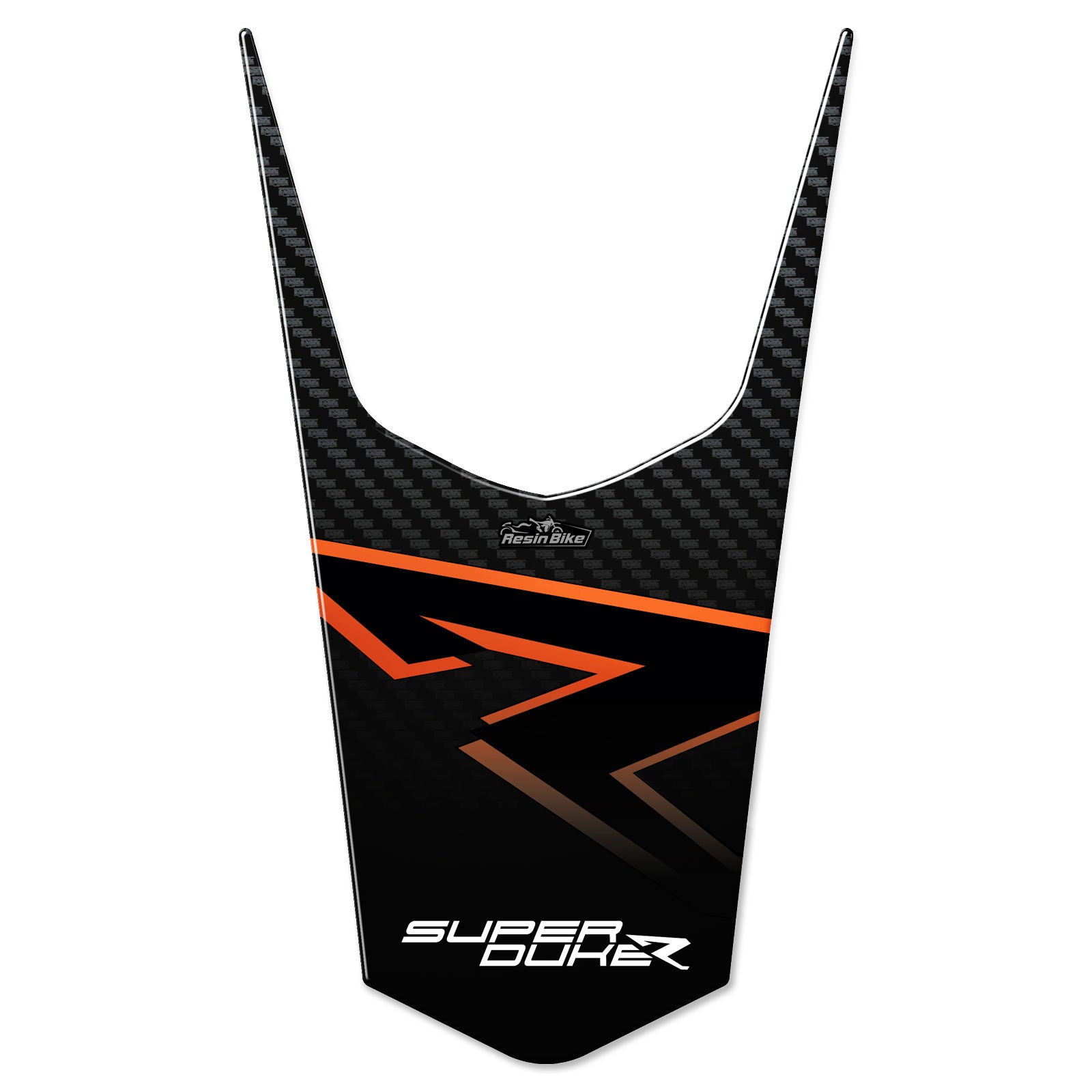 Resin Bike 3D Motorcycle Stickers - Front Fender | KTM 1290 Super Duke R 2022>2023 -   Pyramid Motorcycle Accessories