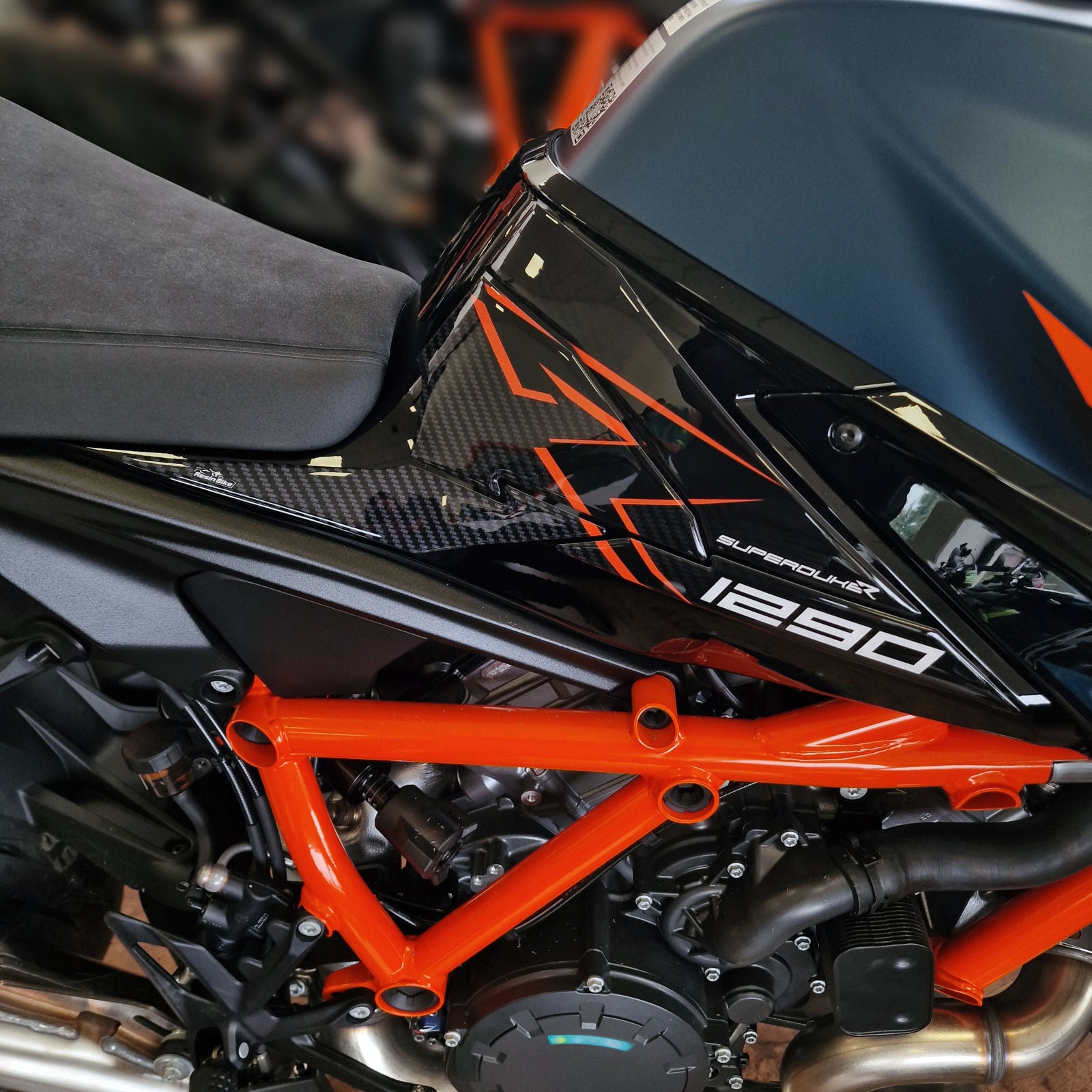 Resin Bike 3D Motorcycle Stickers - Tank Sides | KTM 1290 Super Duke R 2022>2023 -   Pyramid Motorcycle Accessories
