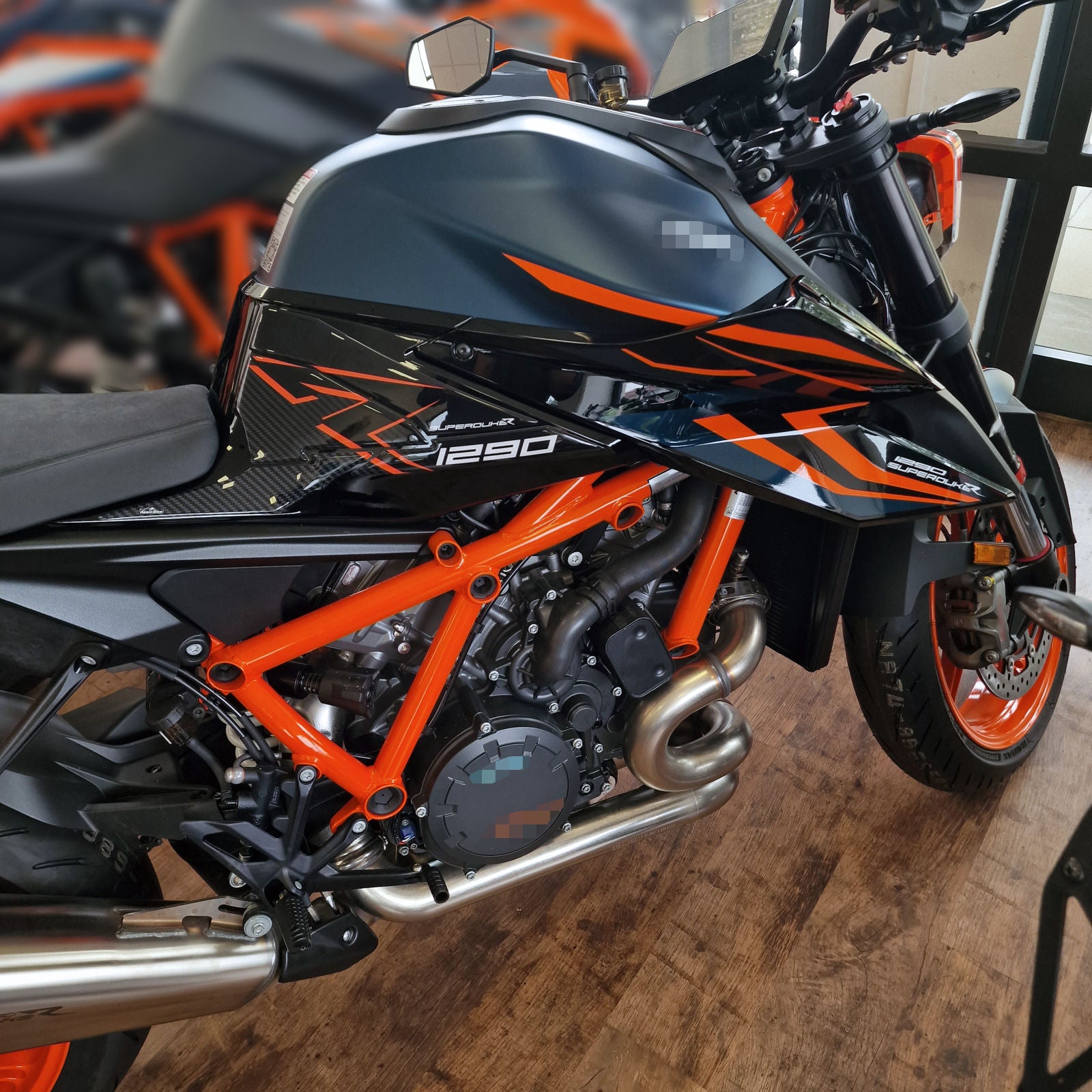 Resin Bike 3D Motorcycle Stickers - Tank Sides | KTM 1290 Super Duke R 2022>2023 -   Pyramid Motorcycle Accessories