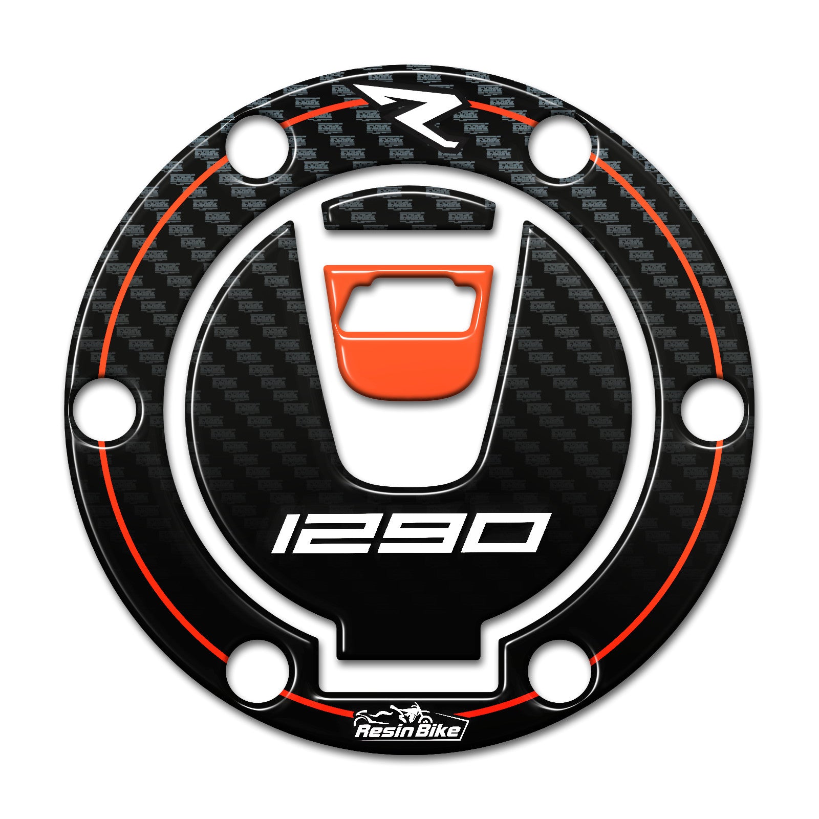 Resin Bike 3D Motorcycle Stickers - Fuel Cap | KTM 1290 Super Duke R 2022>2023 -   Pyramid Motorcycle Accessories