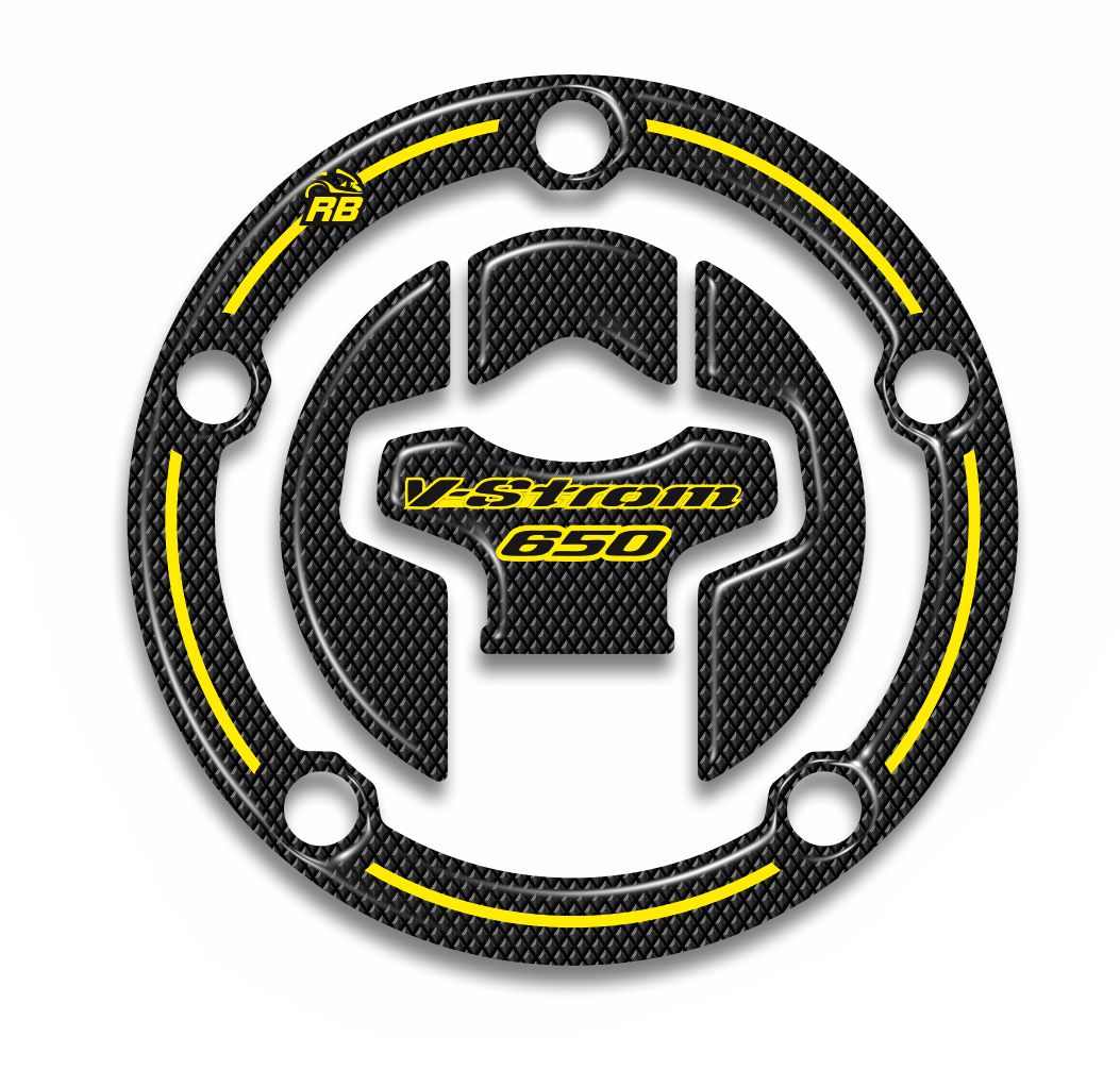 Resin Bike 3D Motorcycle Stickers - Fuel Cap | Suzuki V-Strom 650 2017>2023 RB-B39820N6 -   Pyramid Motorcycle Accessories