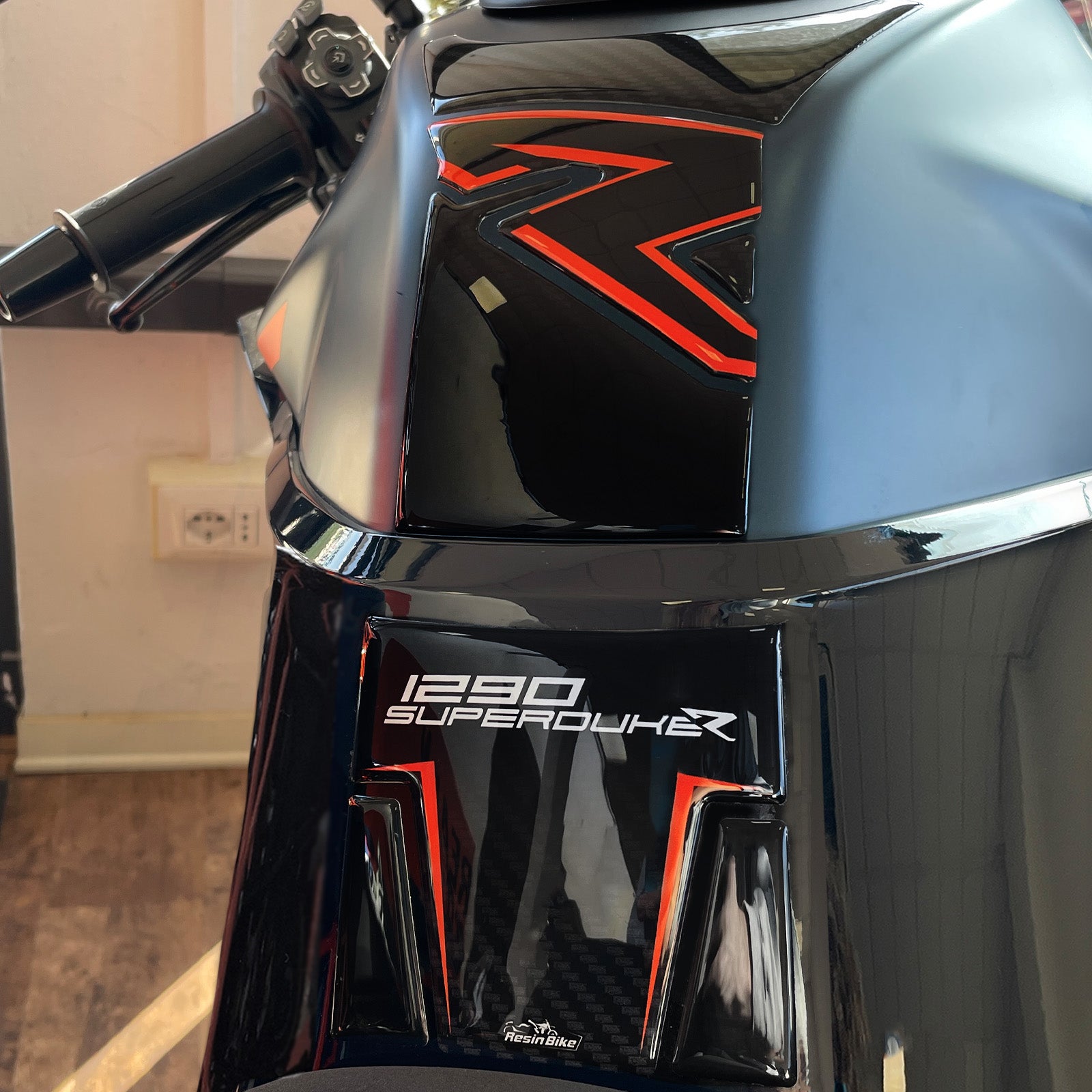 Resin Bike 3D Motorcycle Stickers - Tank Pad | KTM 1290 Super Duke R 2022>2023 -   Pyramid Motorcycle Accessories