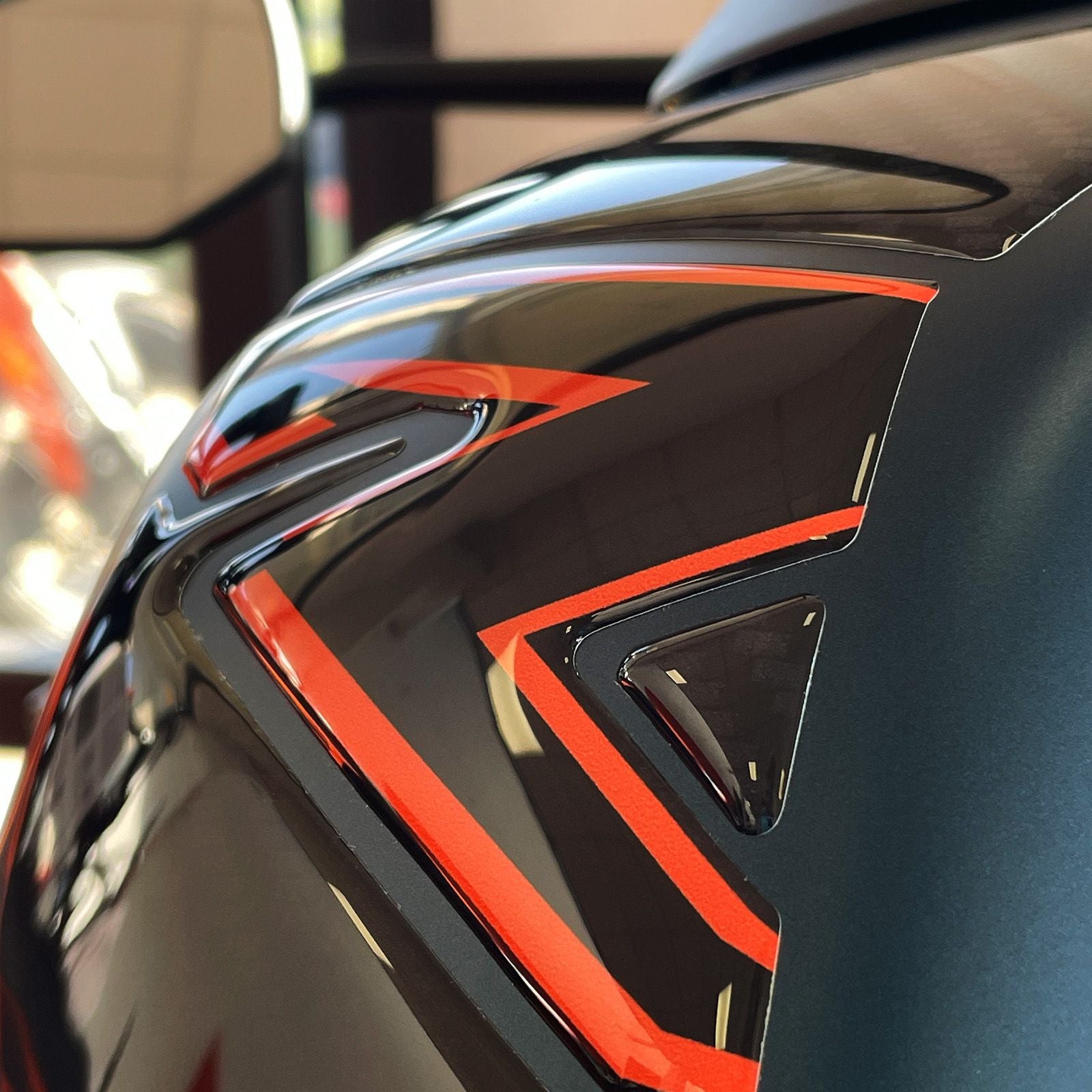 Resin Bike 3D Motorcycle Stickers - Tank Pad | KTM 1290 Super Duke R 2022>2023 -   Pyramid Motorcycle Accessories