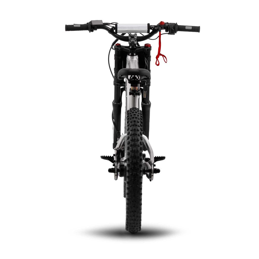 Amped A20 Comp Kids Electric Bike - Silver -   Pyramid Motorcycle Accessories