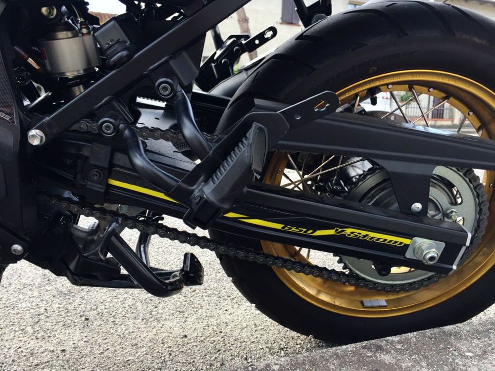 Resin Bike 3D Motorcycle Stickers - Swingarm | Suzuki V-Strom 650 2017>2023 RB-B6137T91 -   Pyramid Motorcycle Accessories