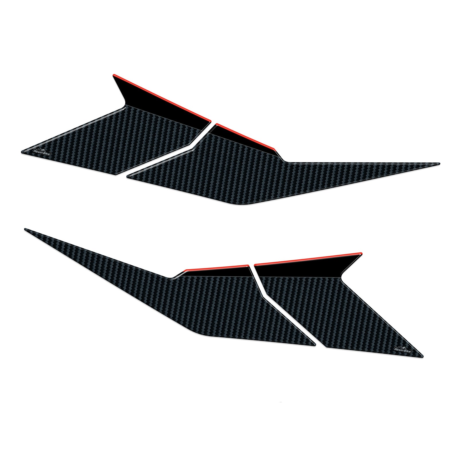 Resin Bike 3D Motorcycle Stickers - Tank Sides | Aprilia SR 125 / SR 200 2022>2026 -   Pyramid Motorcycle Accessories