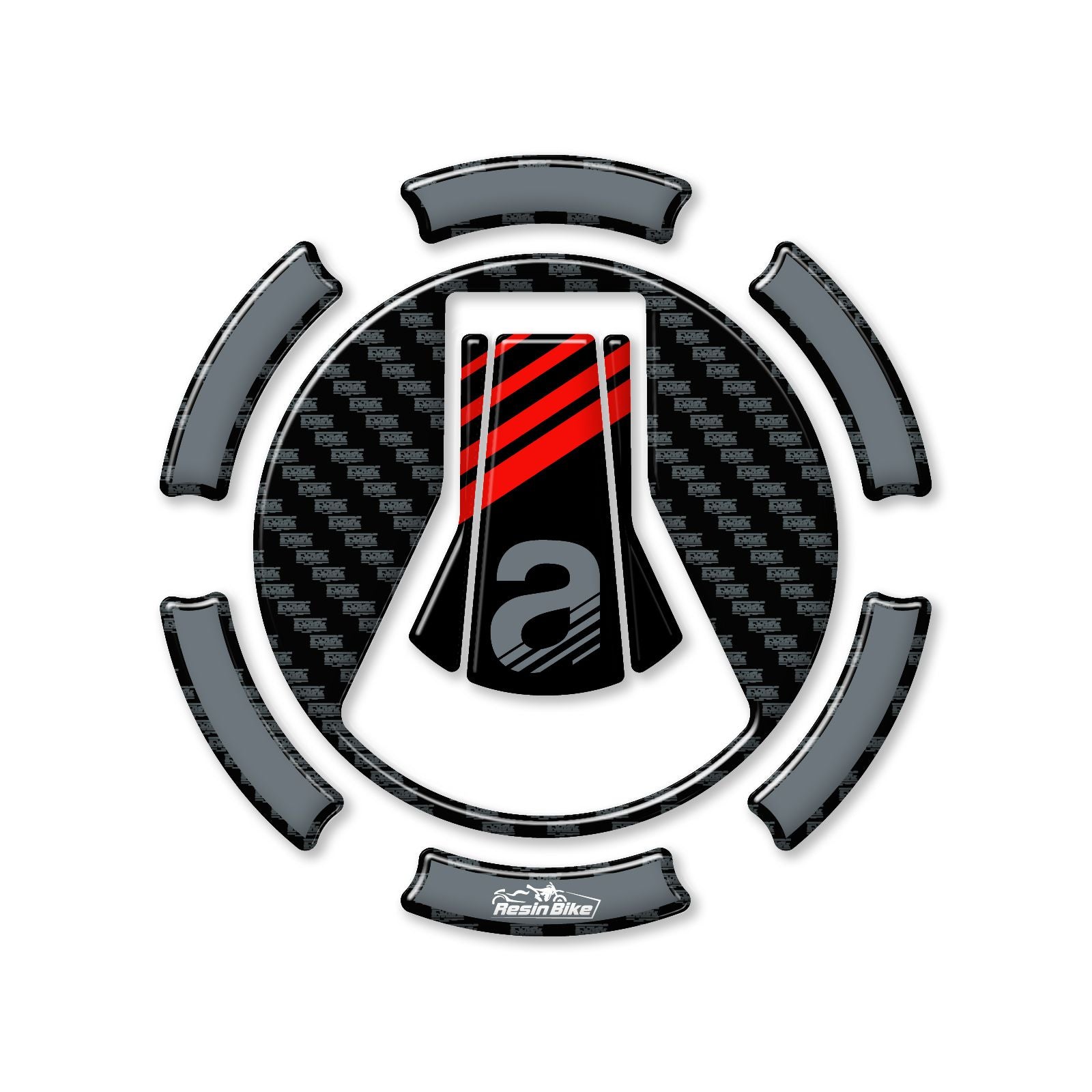 Resin Bike 3D Motorcycle Stickers - Frontal Area | Aprilia RS / Tuono 660 2020>2026 -   Pyramid Motorcycle Accessories