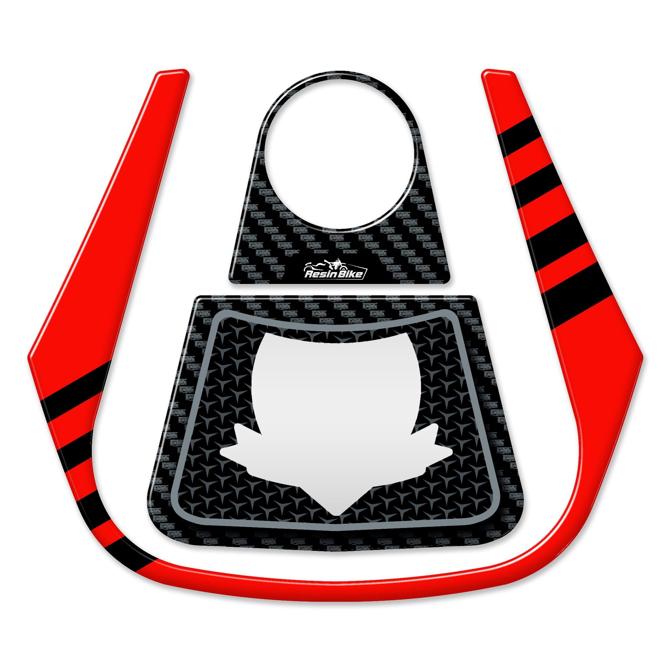 Resin Bike 3D Motorcycle Stickers - Key Area | Aprilia RS/Tuono 660 2020>2026 -   Pyramid Motorcycle Accessories