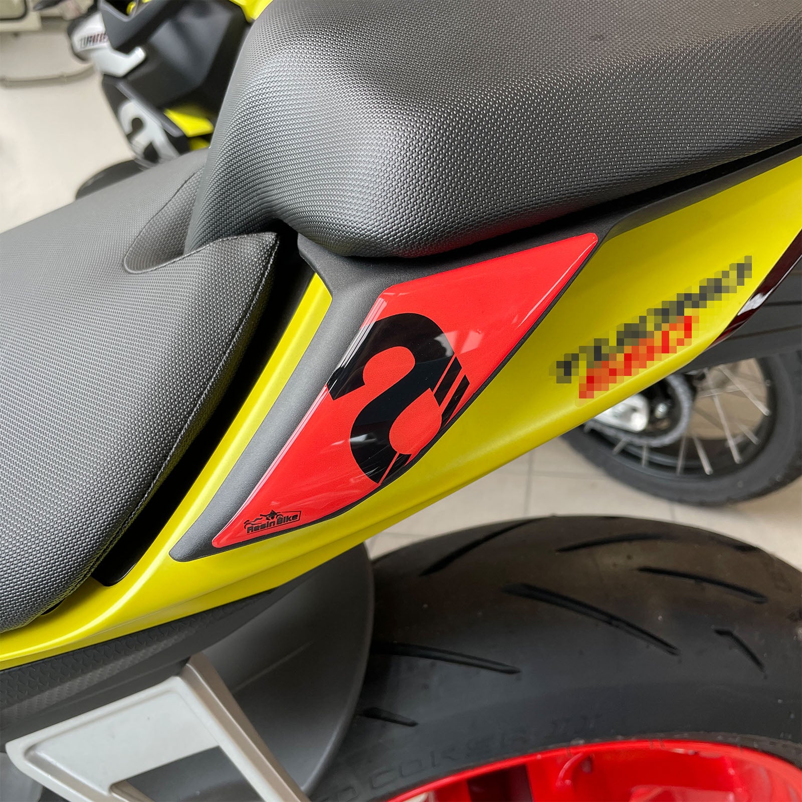 Resin Bike 3D Motorcycle Stickers - Passenger Handles | Aprilia RS/Tuono 660 2020>2026 -   Pyramid Motorcycle Accessories