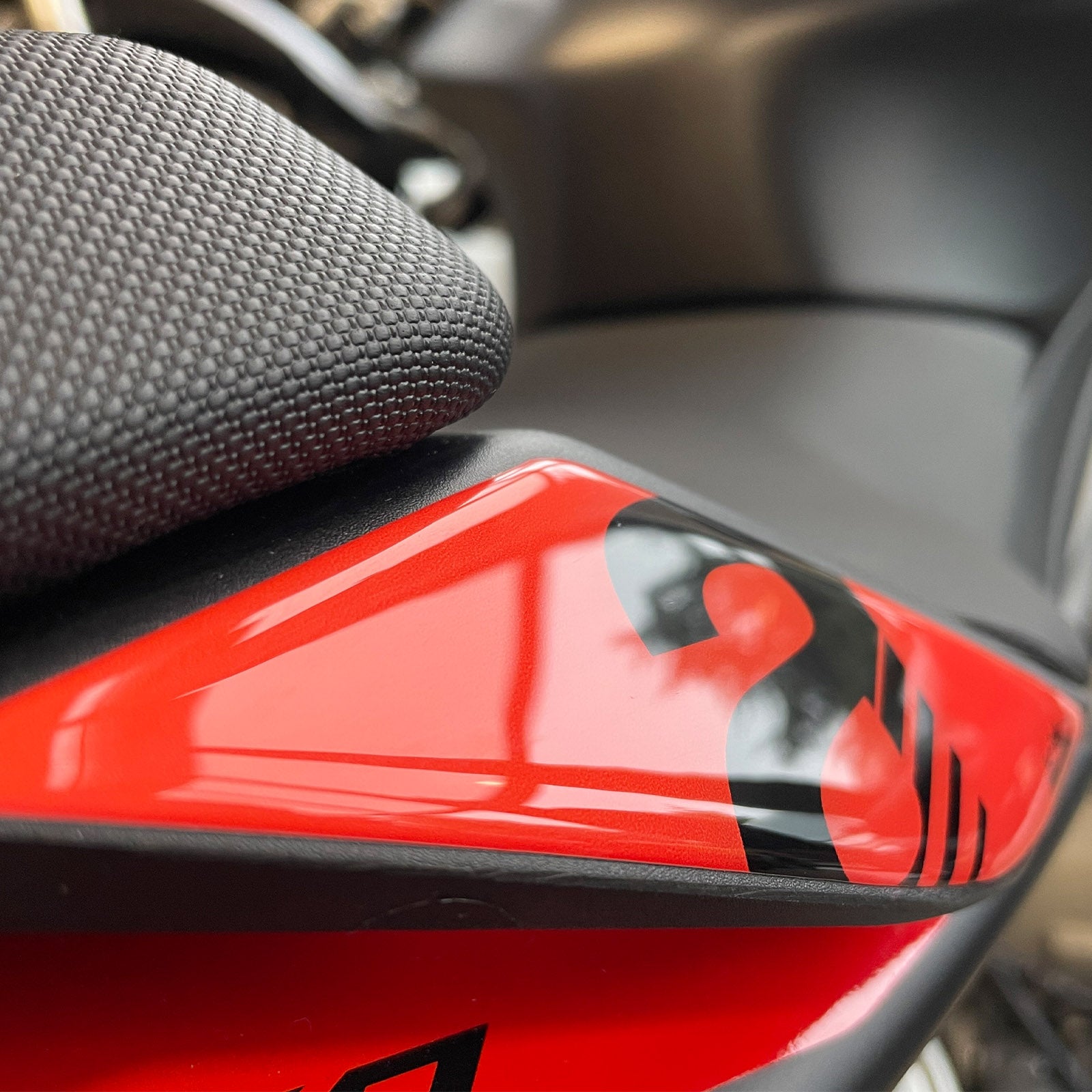 Resin Bike 3D Motorcycle Stickers - Passenger Handles | Aprilia RS/Tuono 660 2020>2026 -   Pyramid Motorcycle Accessories