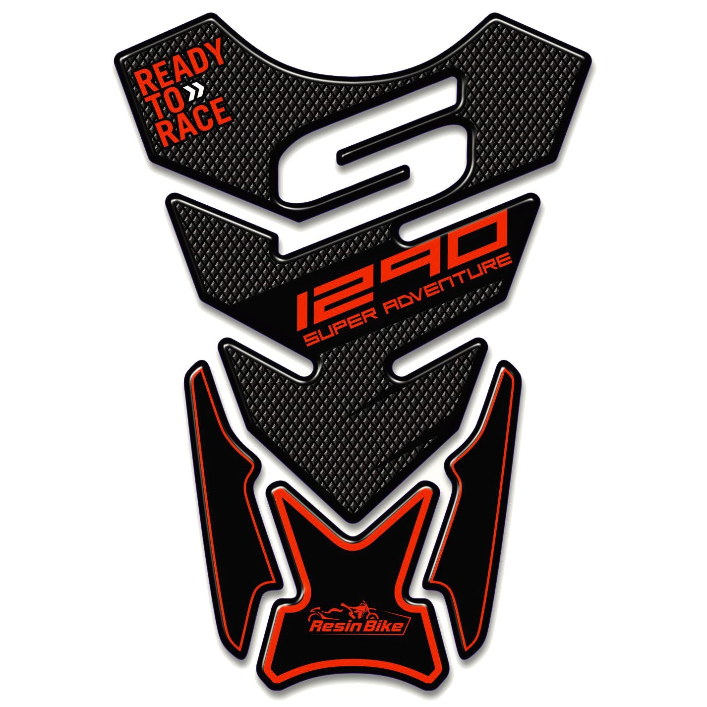 Resin Bike 3D Motorcycle Stickers - Tank Pad | KTM 1290 Super Adventure S 2017>2020 RB-B75214X6 -   Pyramid Motorcycle Accessories