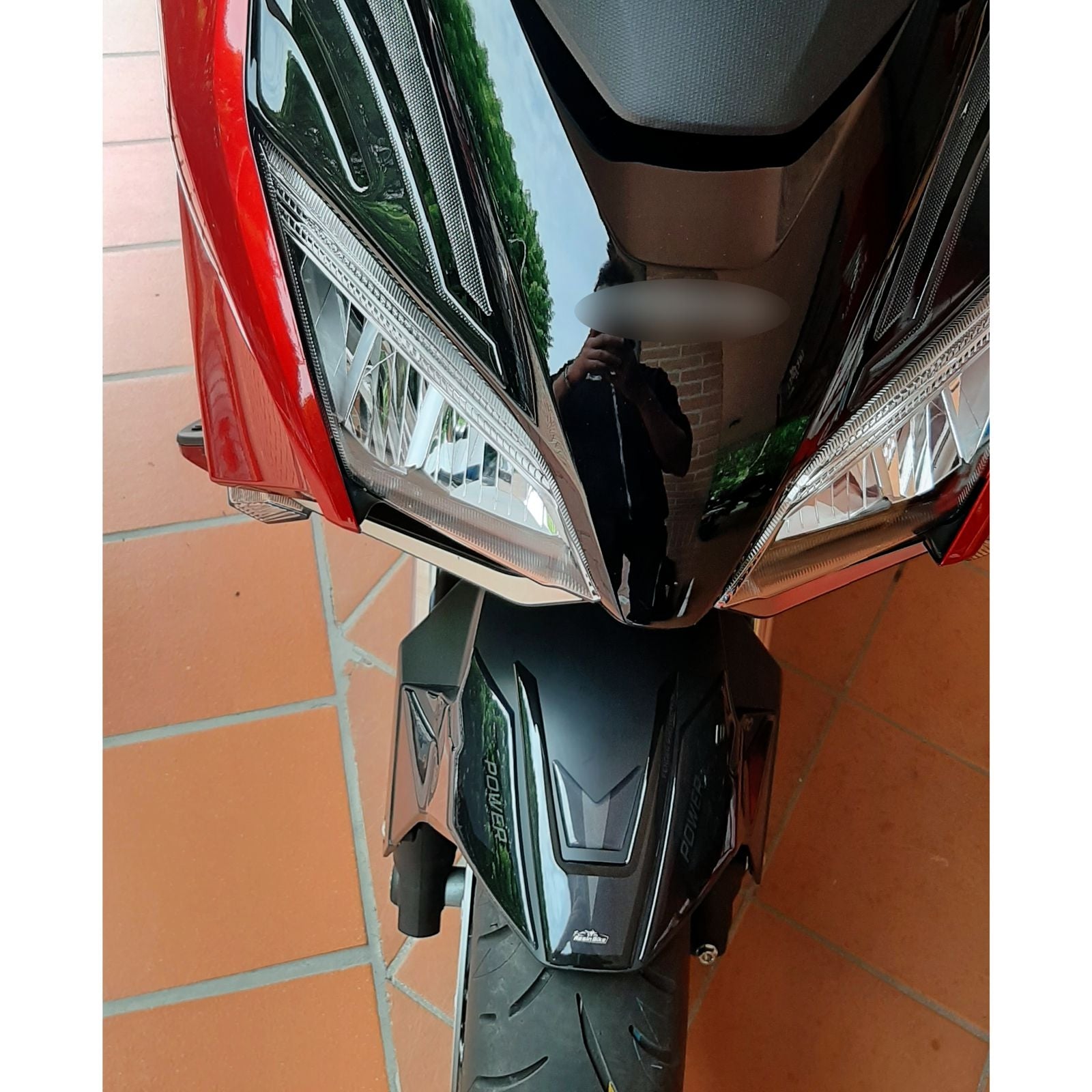 Resin Bike 3D Motorcycle Stickers - Front Fender | Honda Forza 750 2021>2026 -   Pyramid Motorcycle Accessories