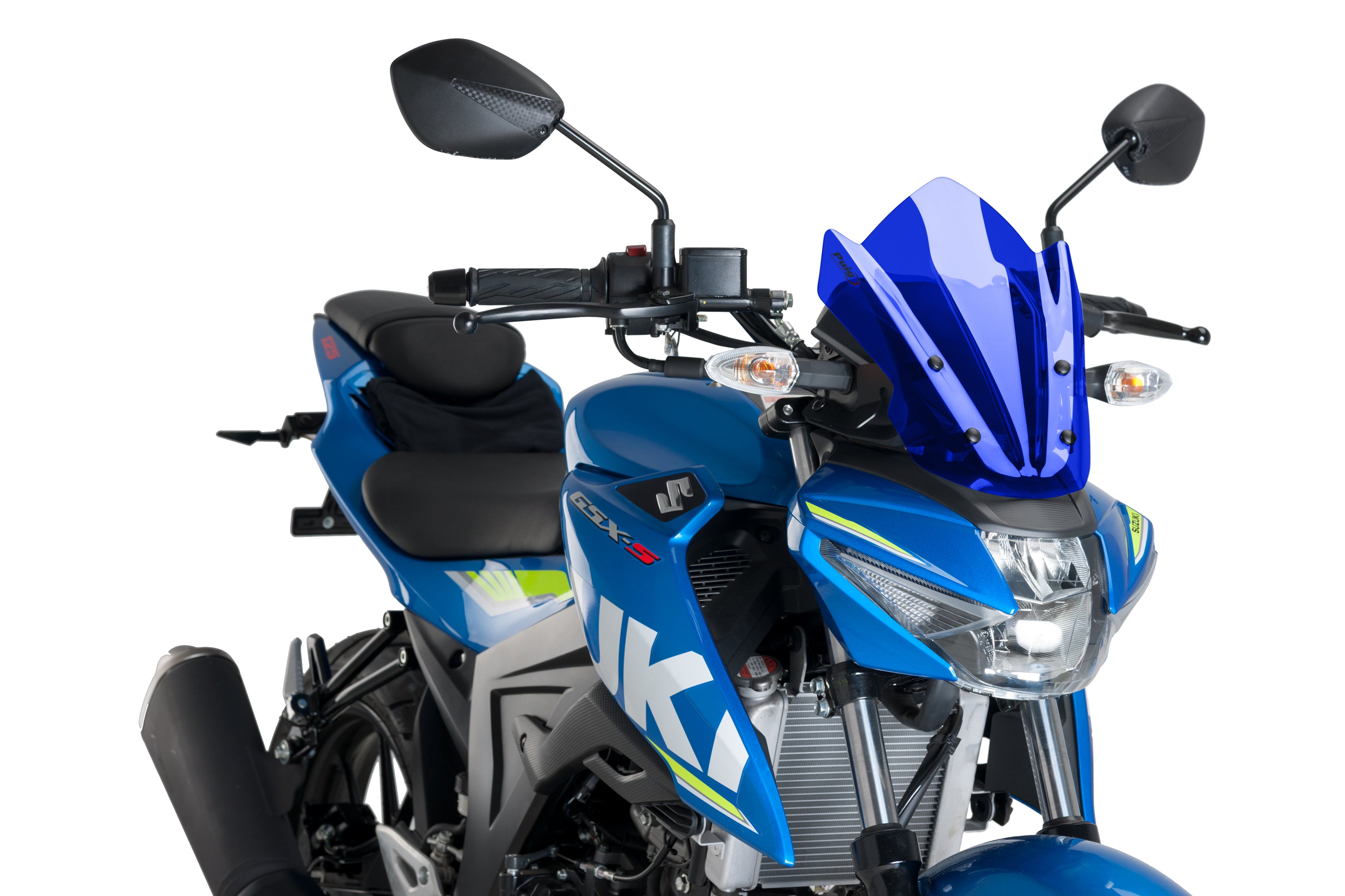 Puig Sport Screen | Blue | Suzuki GSX-S 125 2017>2021 -   Pyramid Motorcycle Accessories