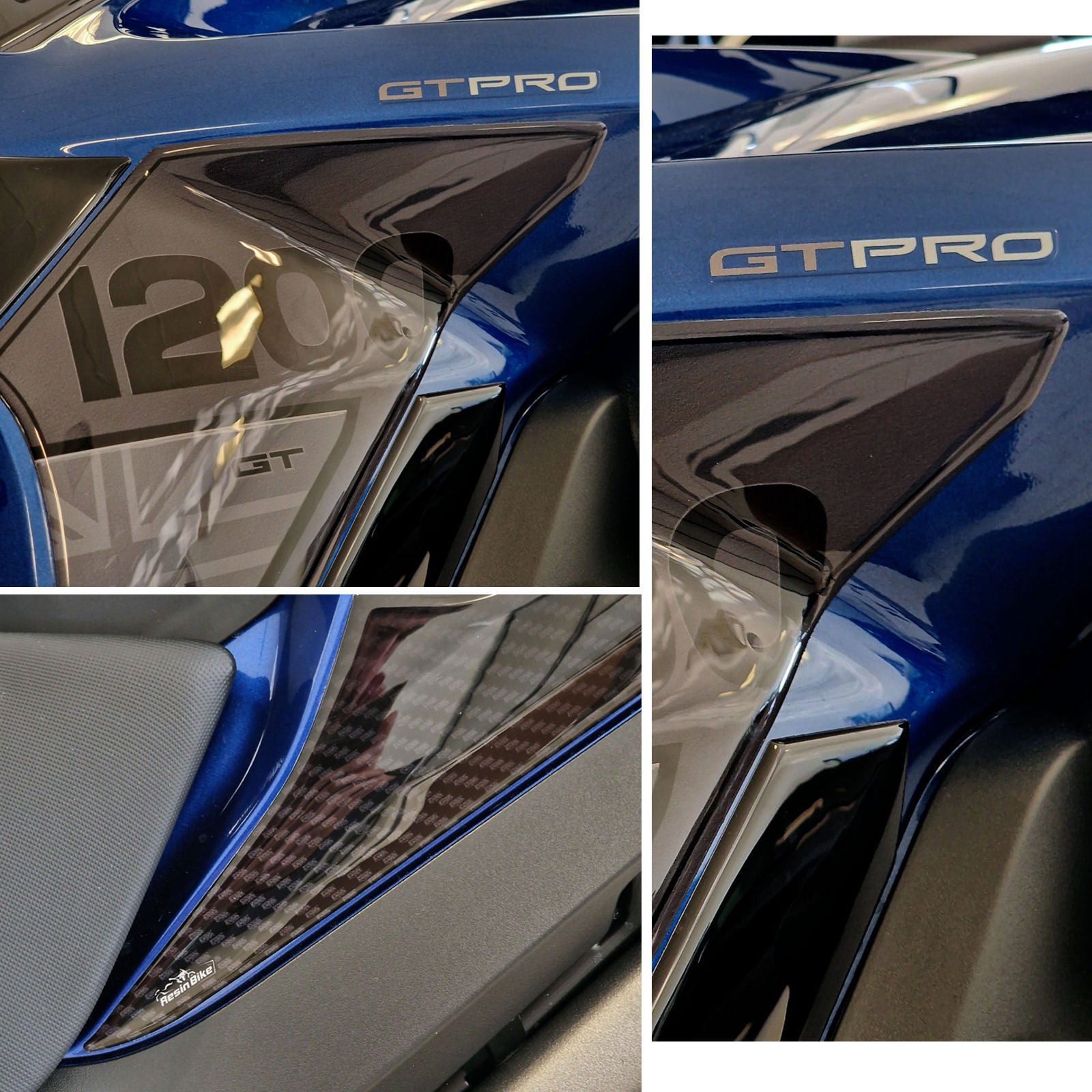 Resin Bike 3D Motorcycle Stickers - Tank Sides | Triumph Tiger 1200 GT Pro 2022>2025 -   Pyramid Motorcycle Accessories