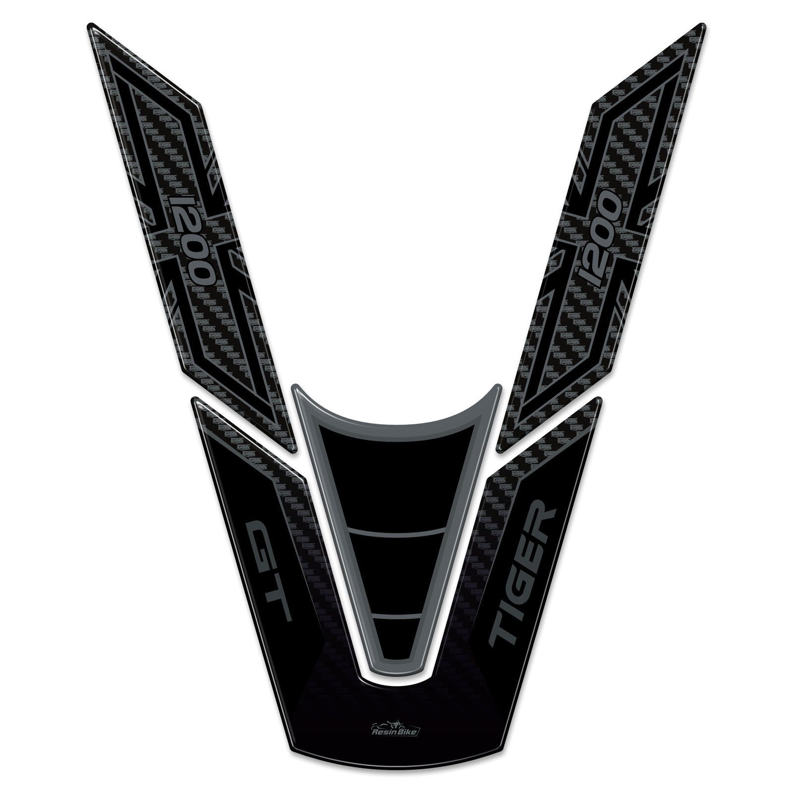 Resin Bike 3D Motorcycle Stickers - Beak | Triumph Tiger 1200 GT Pro 2022>2025 -   Pyramid Motorcycle Accessories