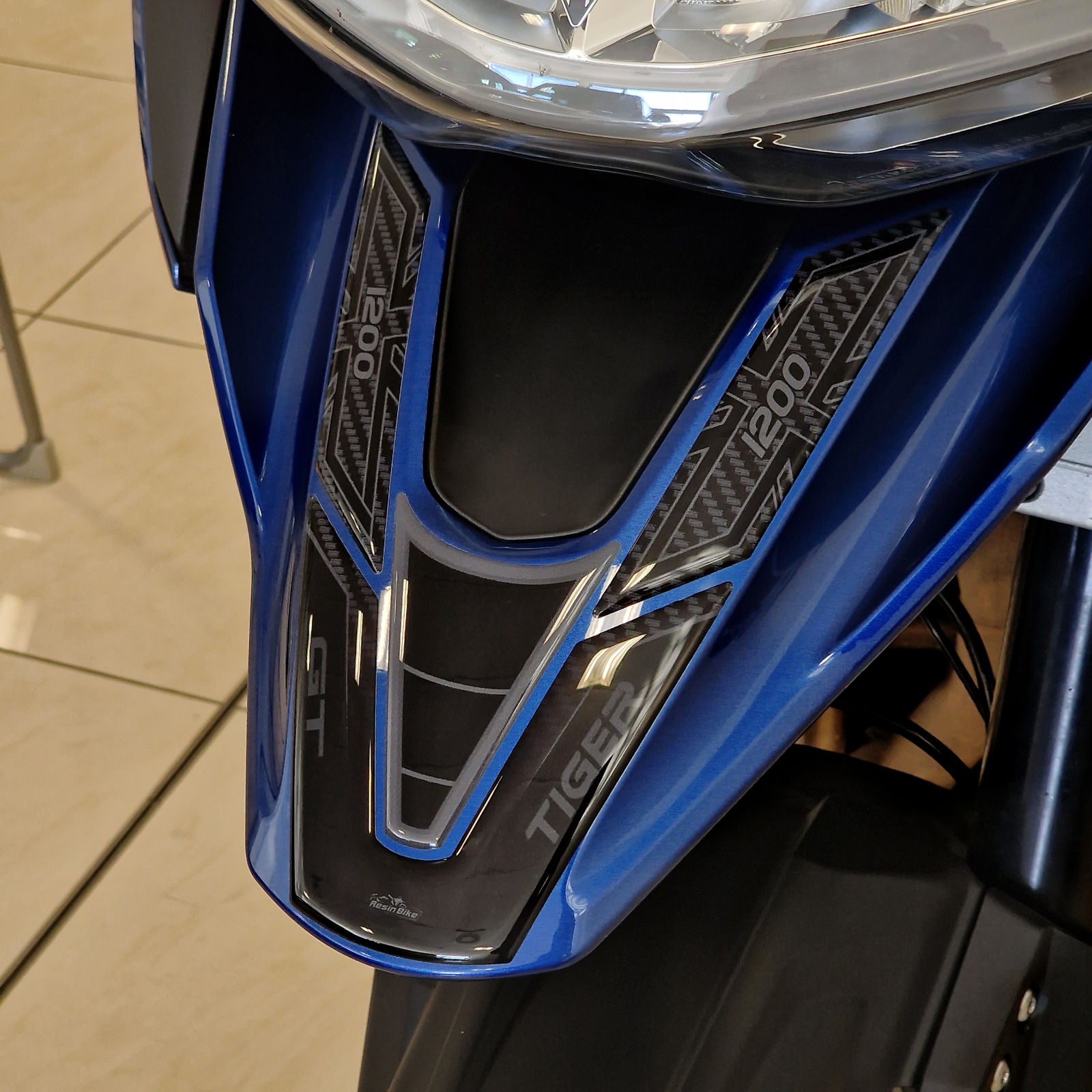 Resin Bike 3D Motorcycle Stickers - Beak | Triumph Tiger 1200 GT Pro 2022>2025 -   Pyramid Motorcycle Accessories