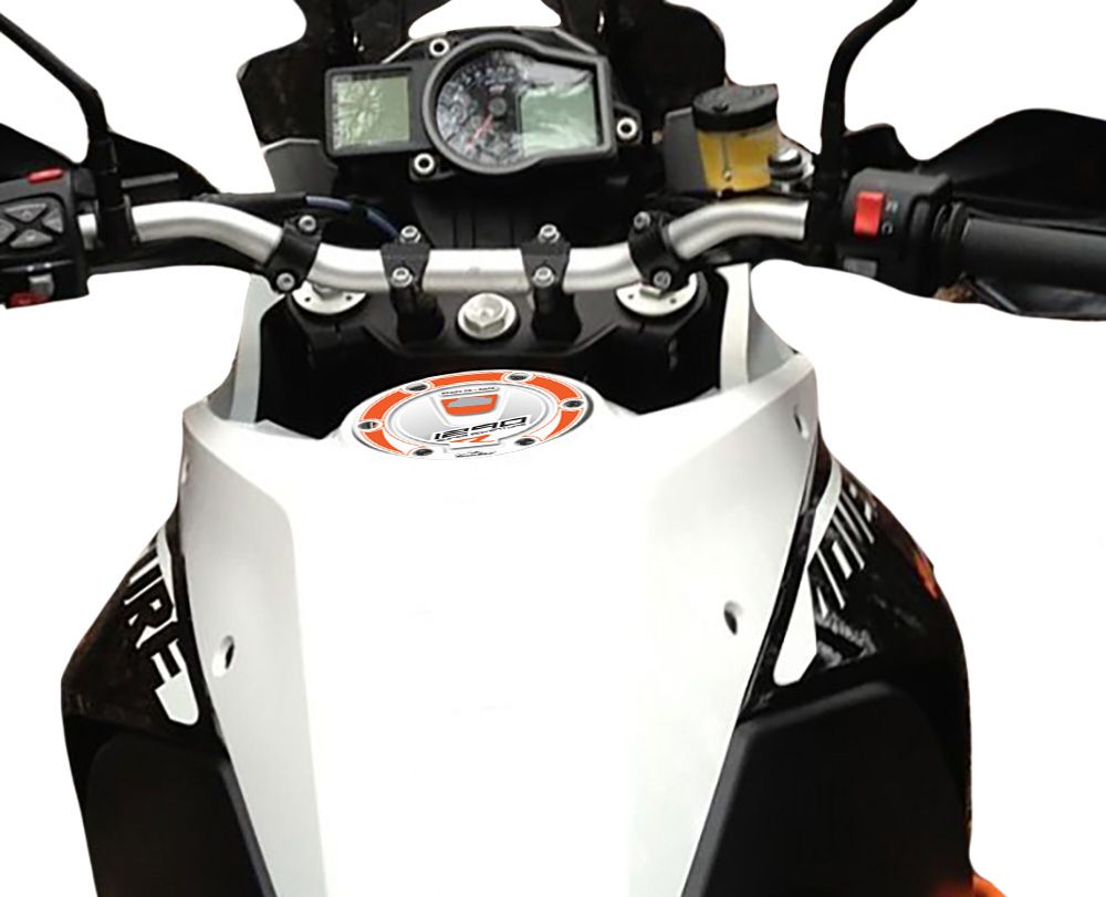 Resin Bike 3D Motorcycle Stickers - Fuel Cap | KTM 1290 Super Adventure R 2017>2020 -   Pyramid Motorcycle Accessories