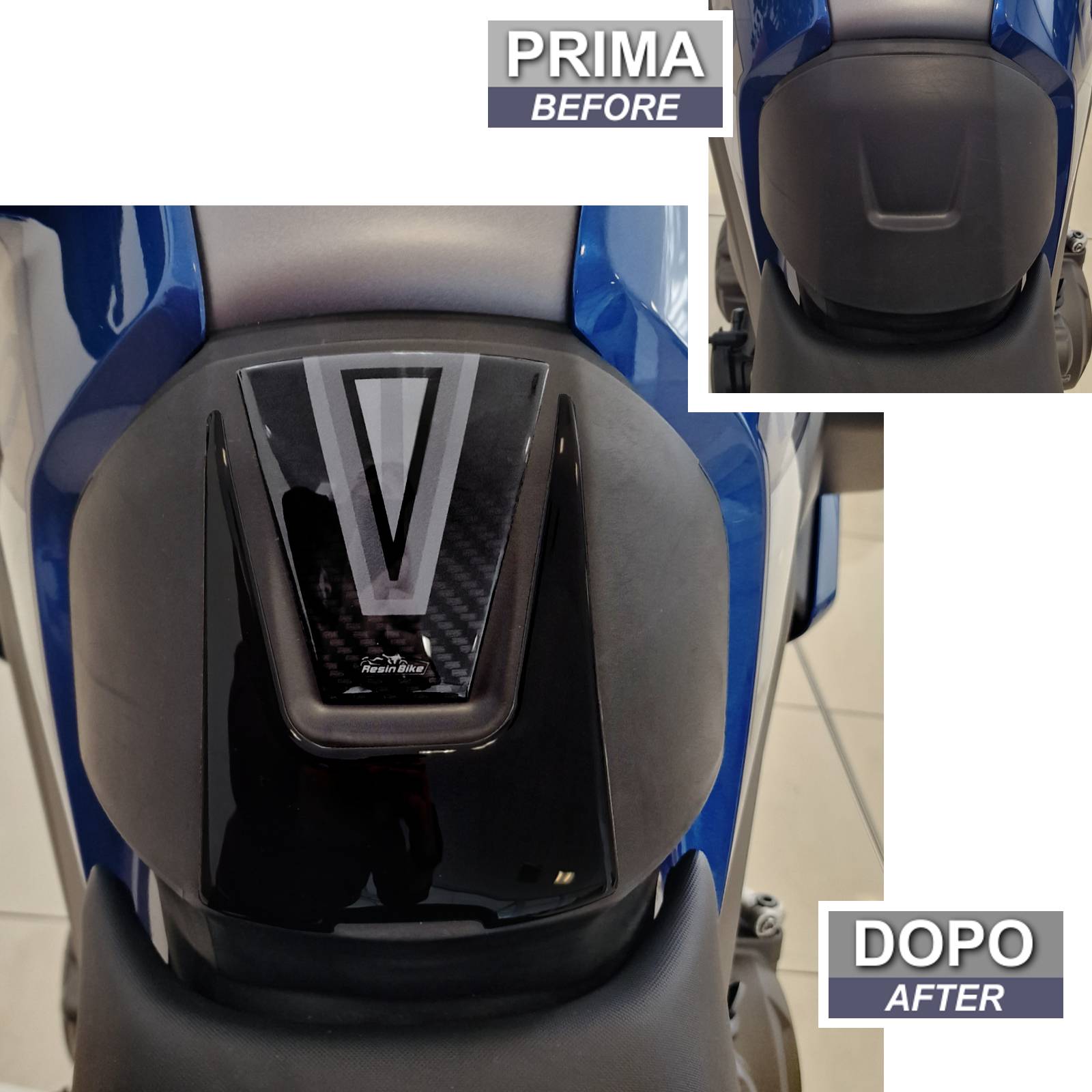 Resin Bike 3D Motorcycle Stickers - Tank Pad | Triumph Tiger 1200 GT Pro 2022>2025 RB-1000693300004 -   Pyramid Motorcycle Accessories