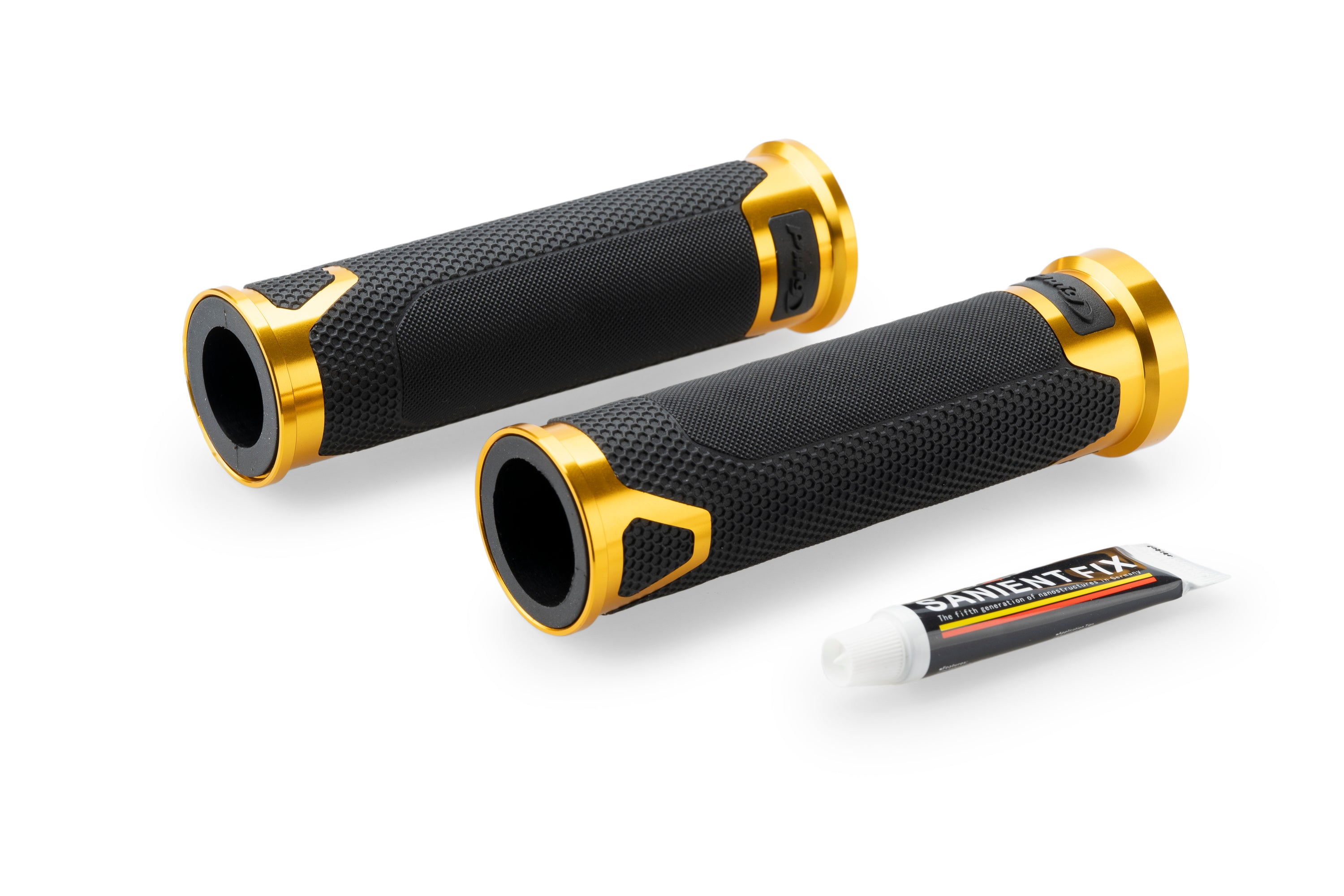 Puig Revving Grips - 123mm | Gold -   Pyramid Motorcycle Accessories