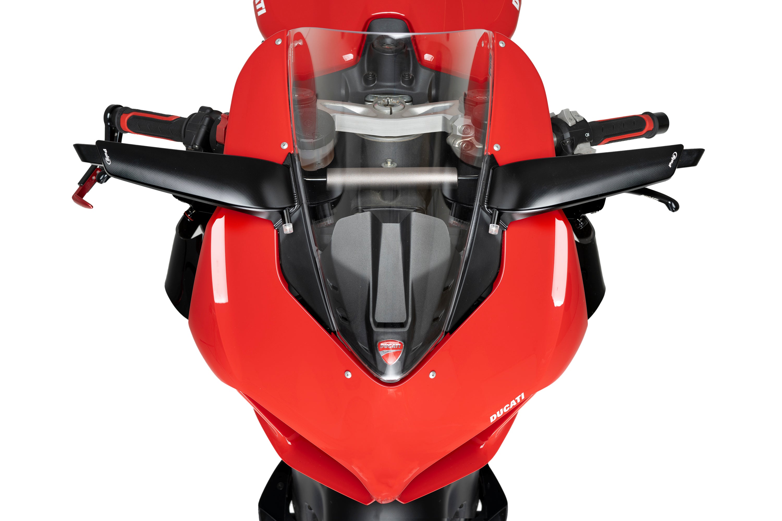 Puig Aileron Mirror Left | Black | Ducati Panigale V2/V4 2024 -   Pyramid Motorcycle Accessories