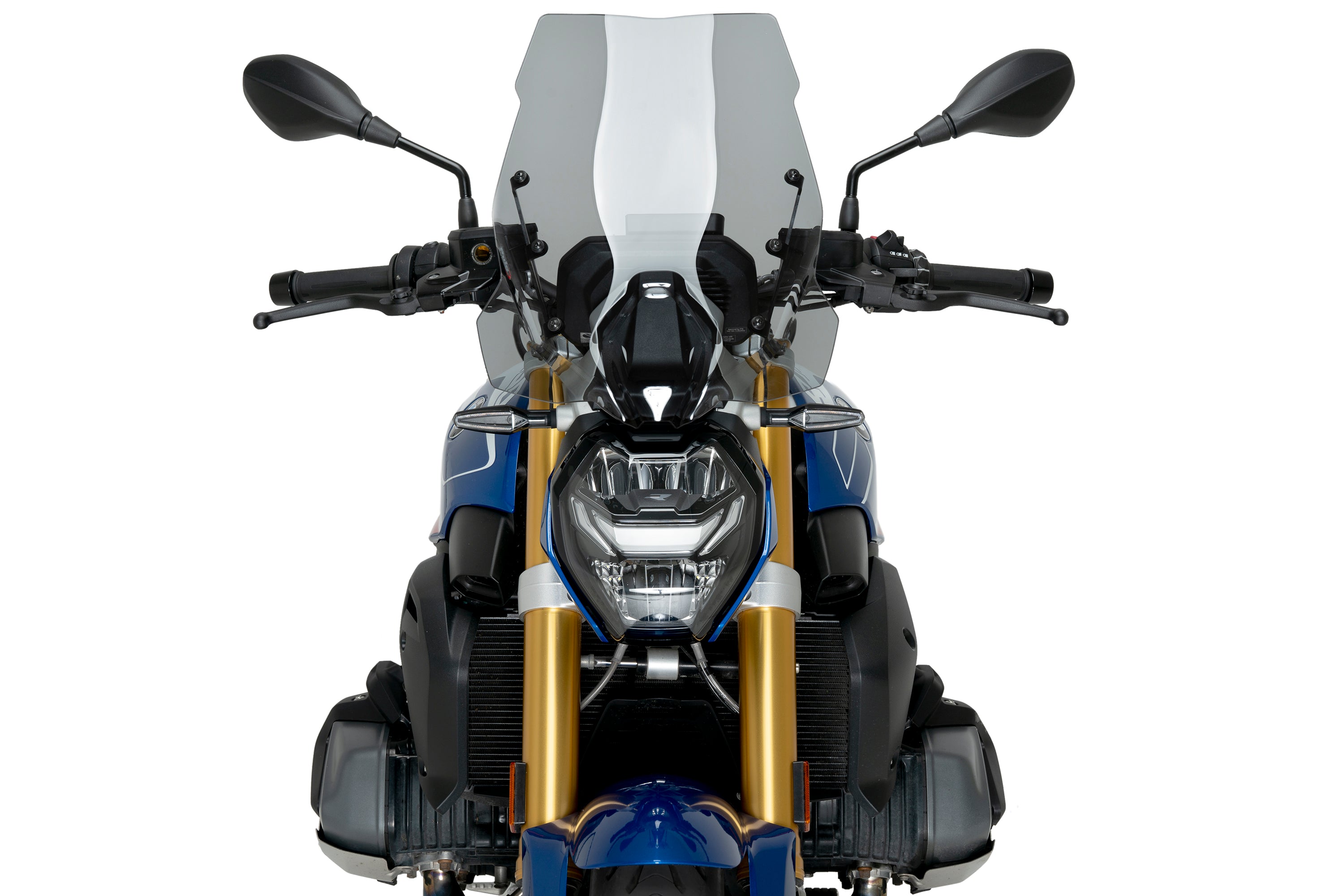 Puig Touring Screen | Light Smoke | BMW R 1250 R 2023>Current (Without BMW screen support) -   Pyramid Motorcycle Accessories