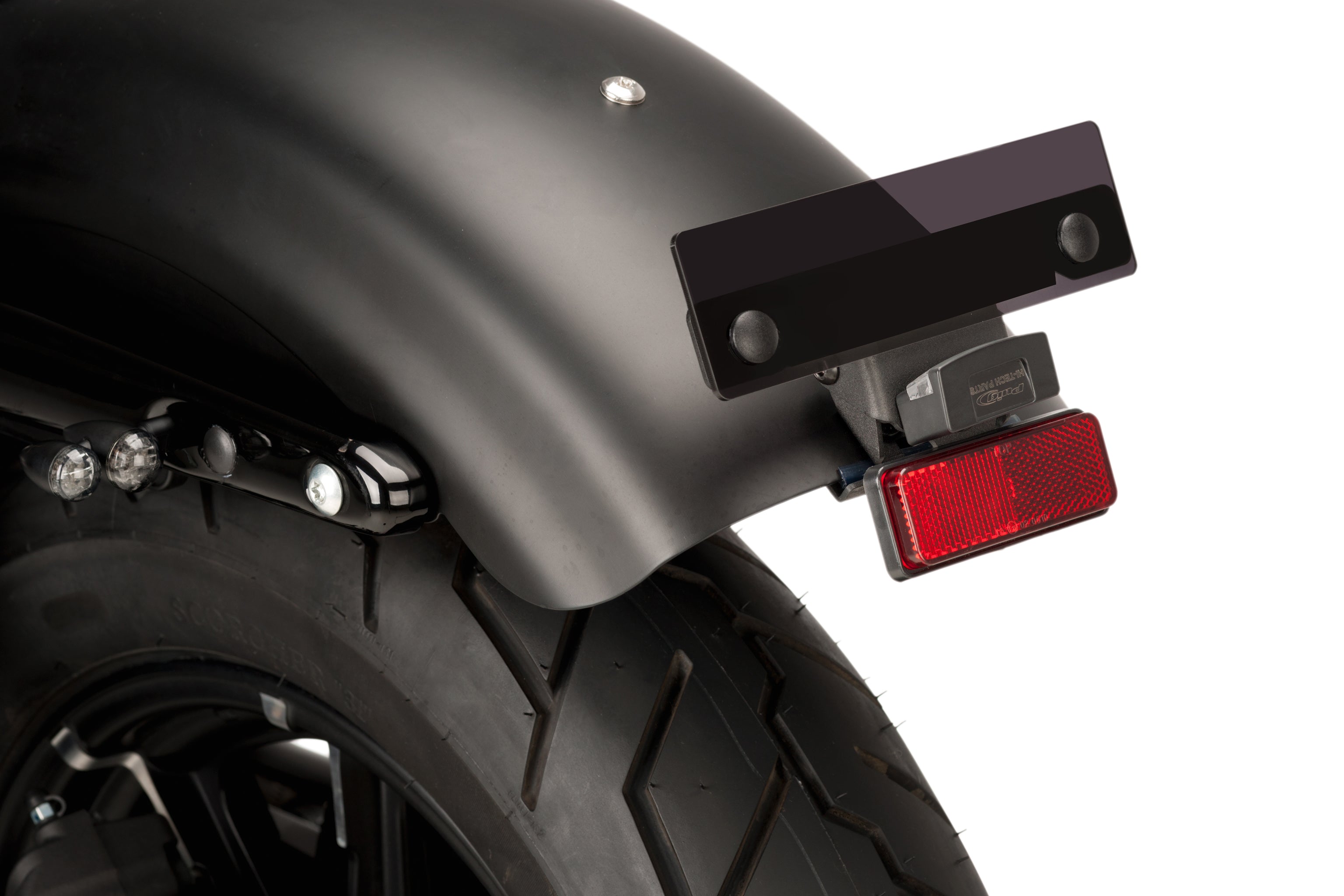Puig Tail Tidy | Black | Harley-Davidson Softail & Sportster -   Pyramid Motorcycle Accessories