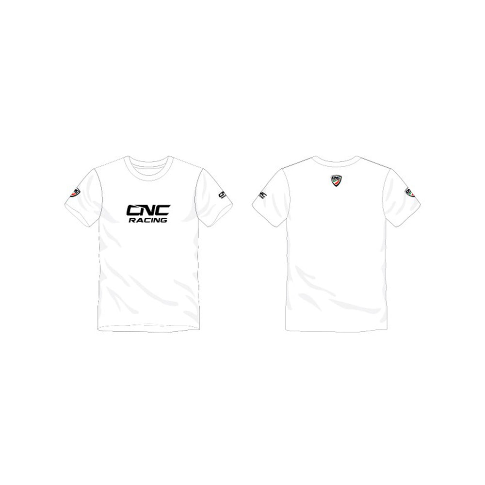 CNC Racing T-shirt white CNC Racing (Cotton 100%) -  Shop name