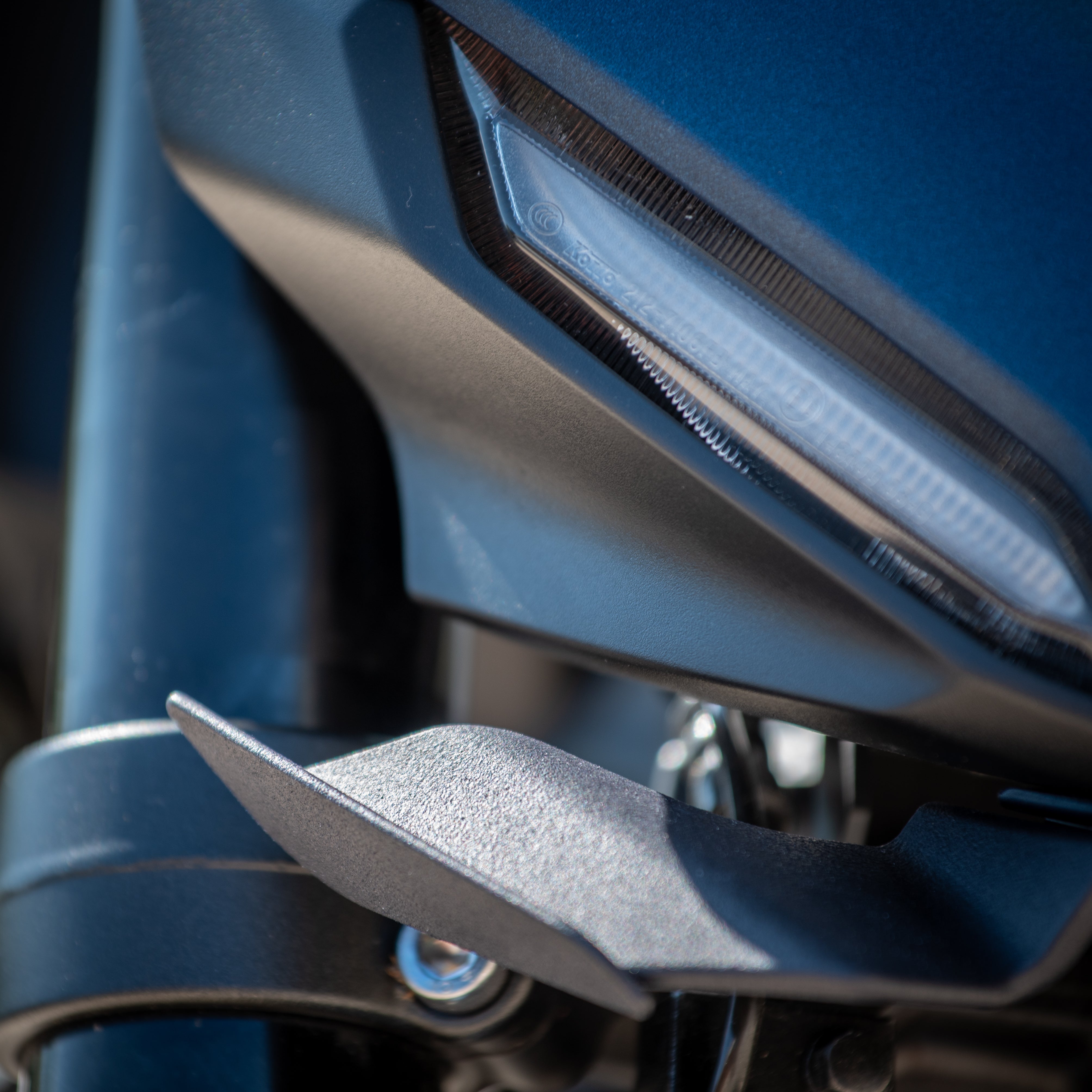 Pyramid Frontal Wing | Matte Black | Yamaha MT-07 2025>Current -   Pyramid Motorcycle Accessories