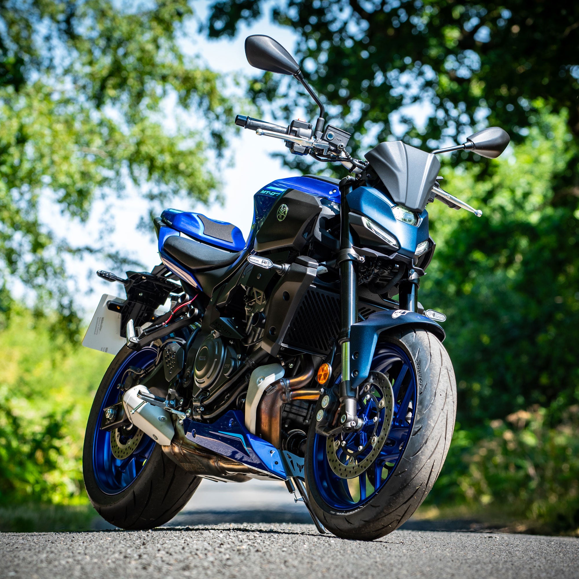 Pyramid Fly Screen | Matte Black | Yamaha MT-07 2025>Current -   Pyramid Motorcycle Accessories