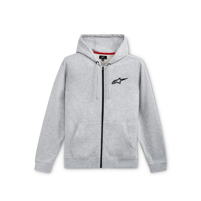 Alpinestars Ageless Chest Hoodie | Grey Heather/Black-Clothing-Pyramid Motorcycle Accessories
