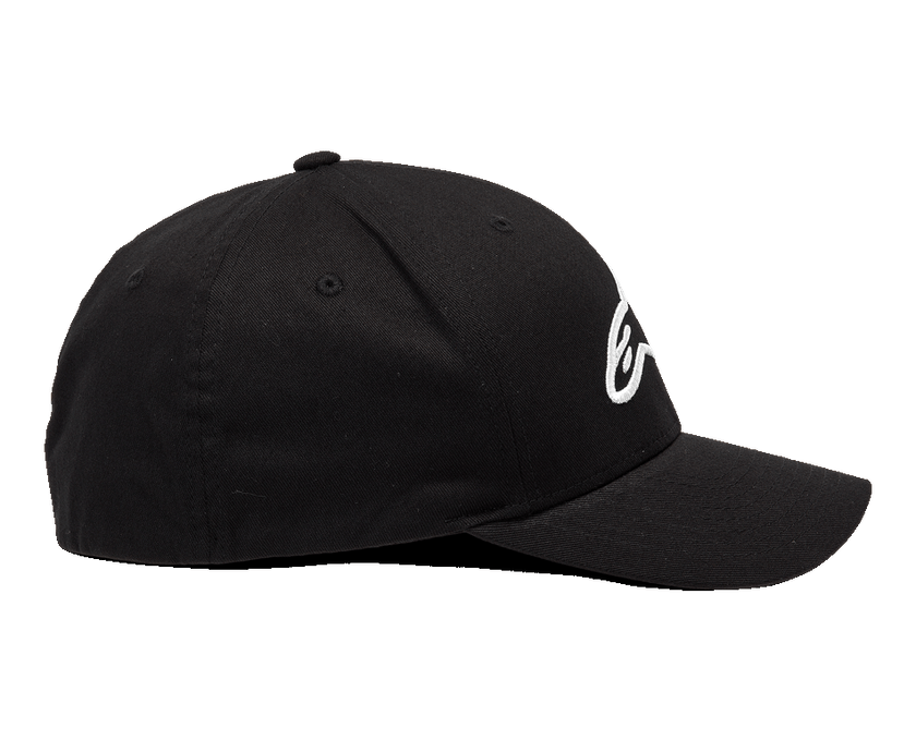 Alpinestars Ageless Curve Peak Cap | Black/White -  Shop name
