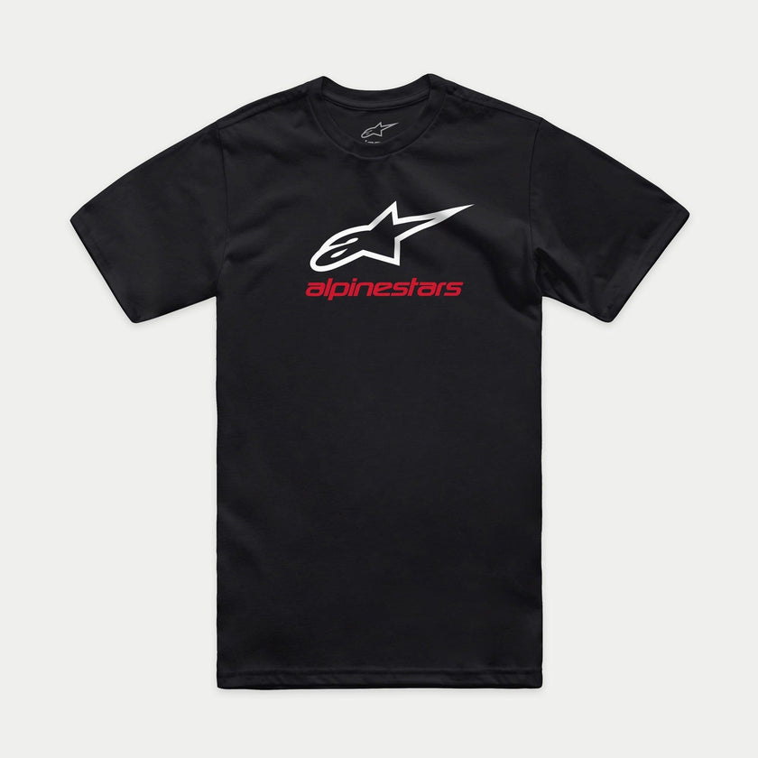 Alpinestars Always 2.0 CSF T-Shirt | Black/White/Red-Clothing-Pyramid Motorcycle Accessories