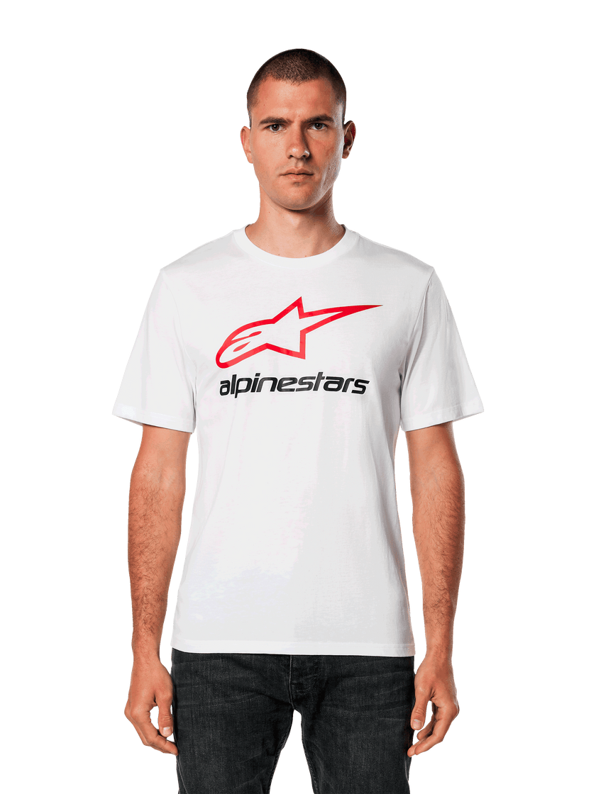 Alpinestars Always 2.0 CSF T-Shirt | White/Red/Black-Clothing-Pyramid Motorcycle Accessories