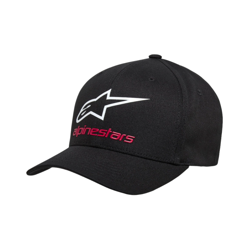 Alpinestars Always 2.0 Cap | Black/White/Red-Clothing-Pyramid Motorcycle Accessories