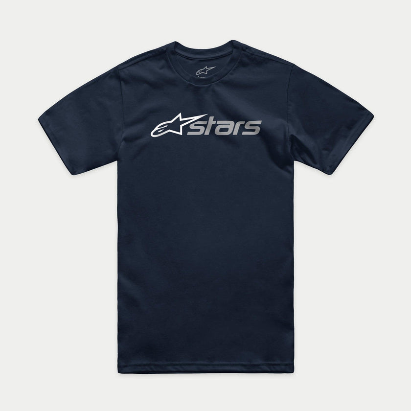Alpinestars Blaze 2.0 CSF T-Shirt | Navy/White/Grey-Clothing-Pyramid Motorcycle Accessories