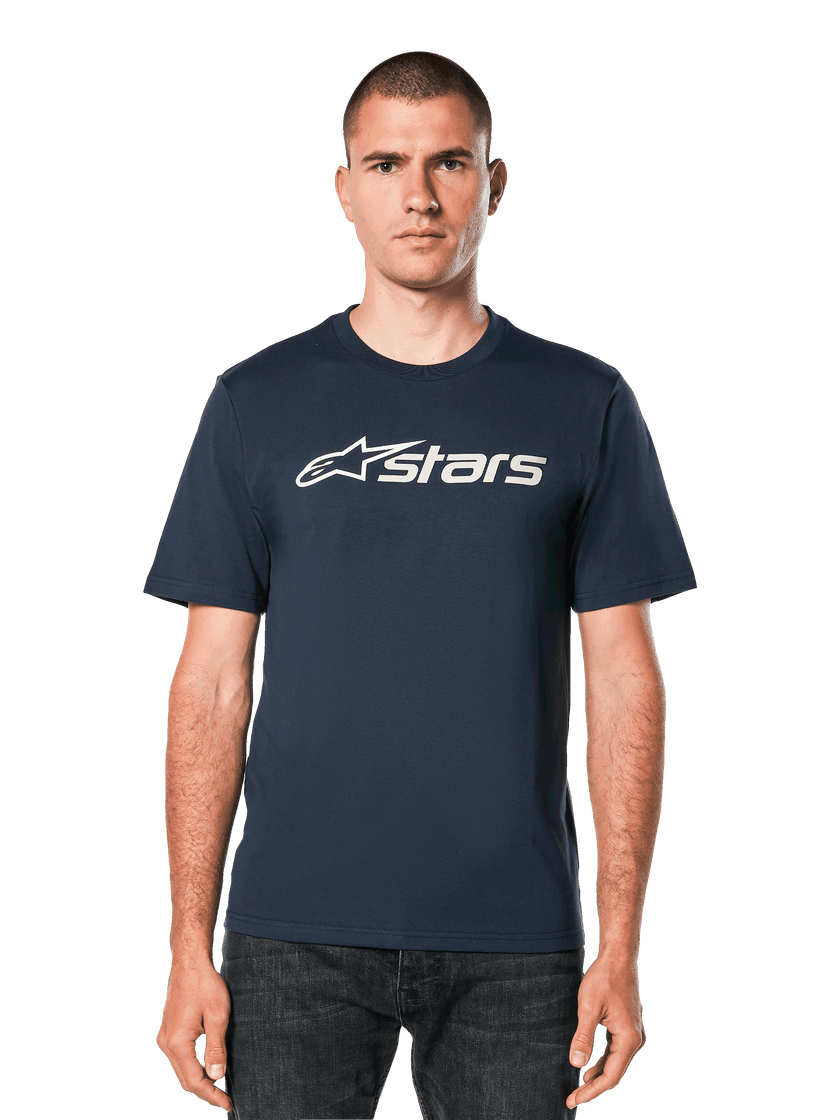 Alpinestars Blaze 2.0 CSF T-Shirt | Navy/White/Grey-Clothing-Pyramid Motorcycle Accessories